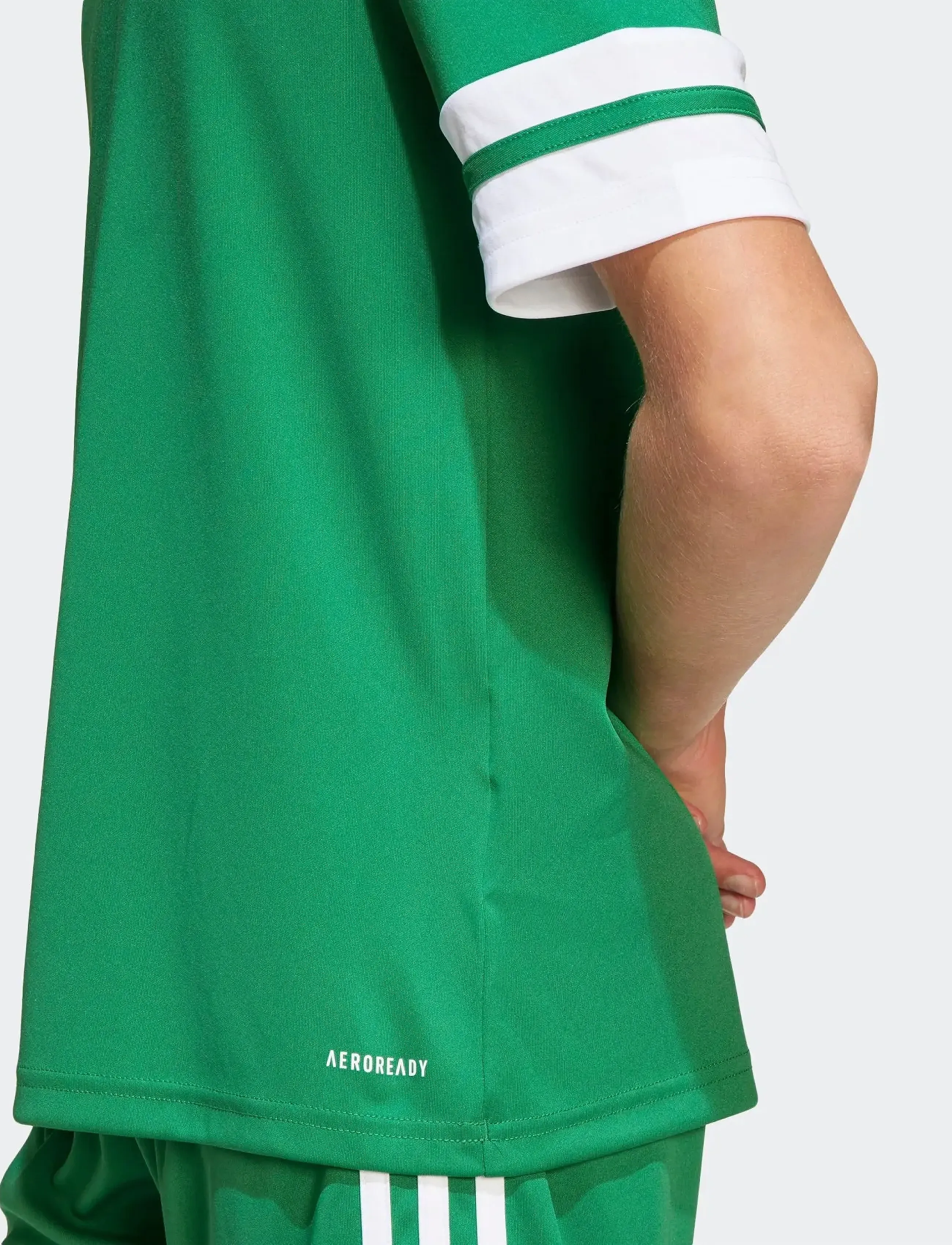 adidas Performance - SQUA25 JSY Y - sports tops - teagrn/white - 4