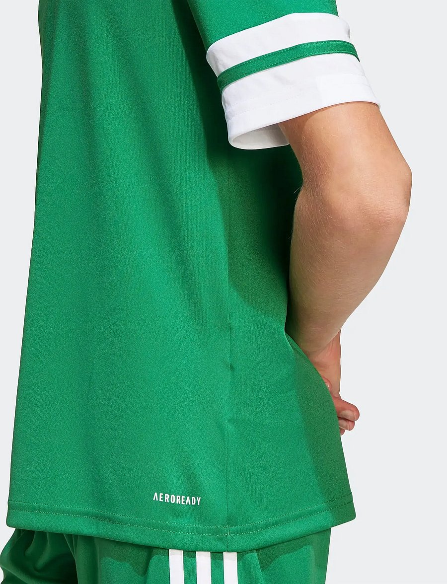 adidas Performance - SQUA25 JSY Y - sportieve tops - teagrn/white - 4