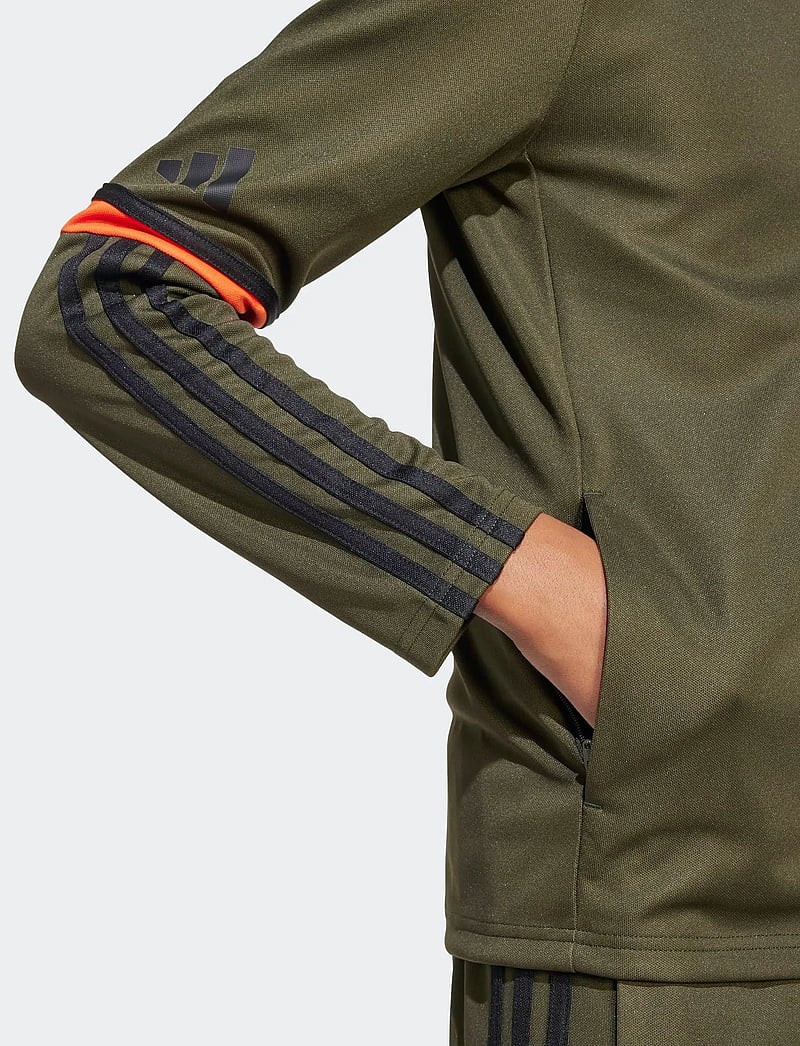 adidas Performance - SQ25 TR JKT Y - sweaters - ngtcar/black/seimor - 3