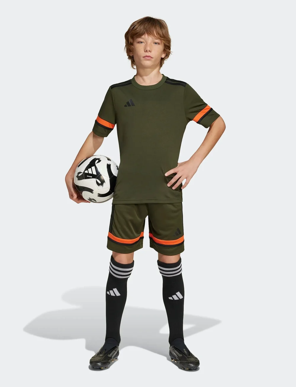 adidas Performance - SQUA25 JSY Y - kurzärmelig - ngtcar/black/seimor - 0