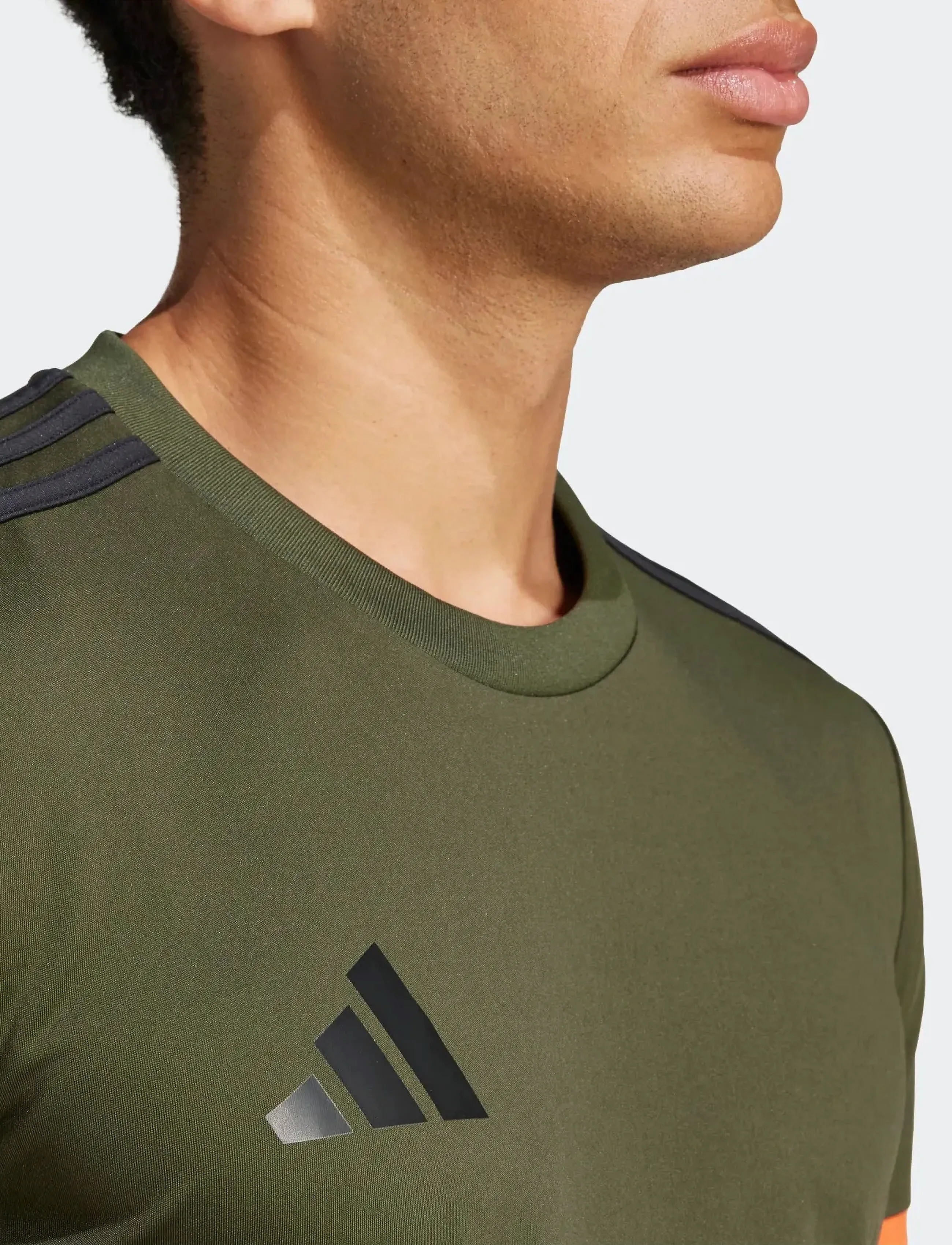 adidas Performance SQUA25 JSY M - Streetstyle - NGTCAR/BLACK/SEIMOR / khaki/green