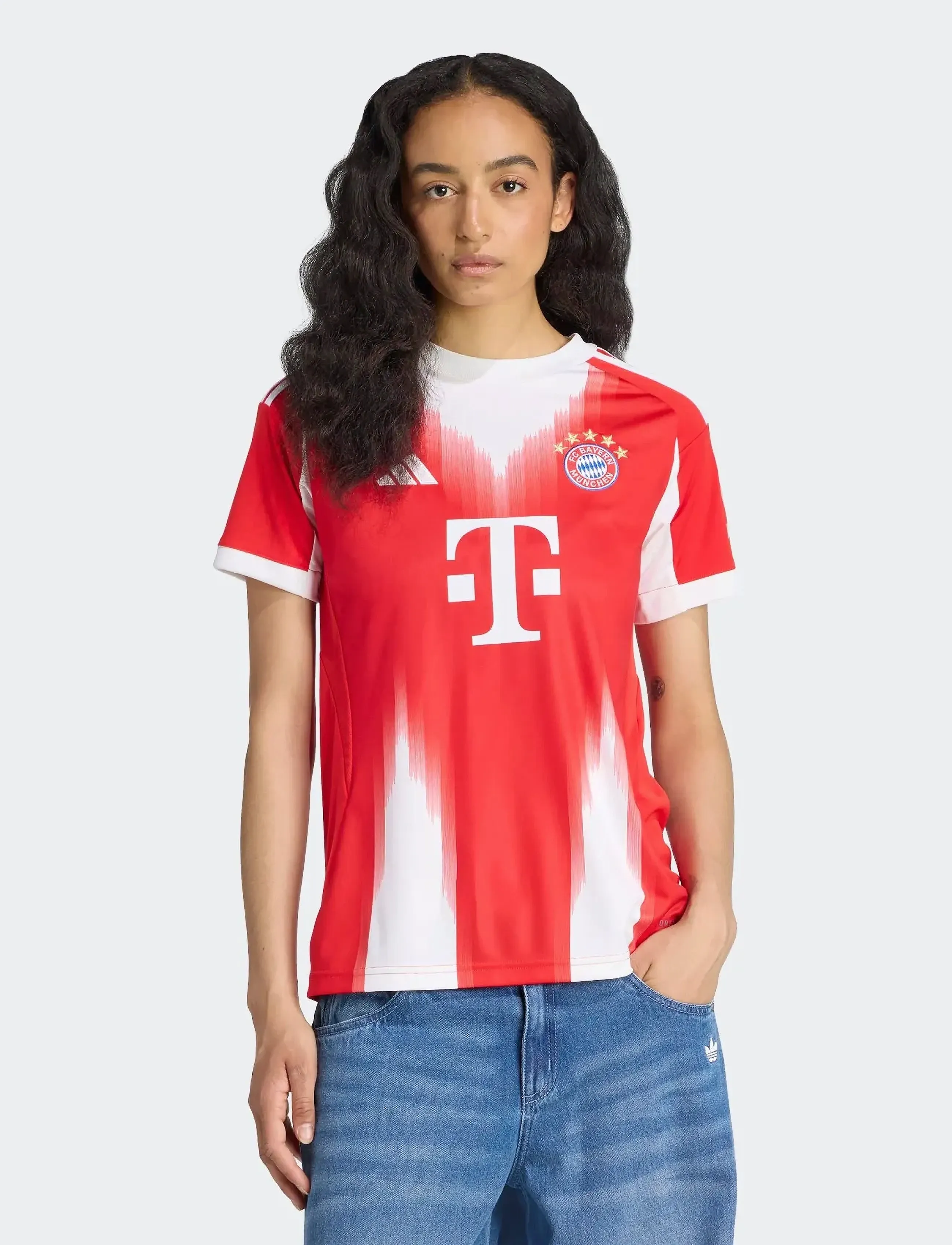 adidas Performance Fcb H Jsy W, S, Red, Sports Overdele & T-shirts > Sport Football Shirts, Dame