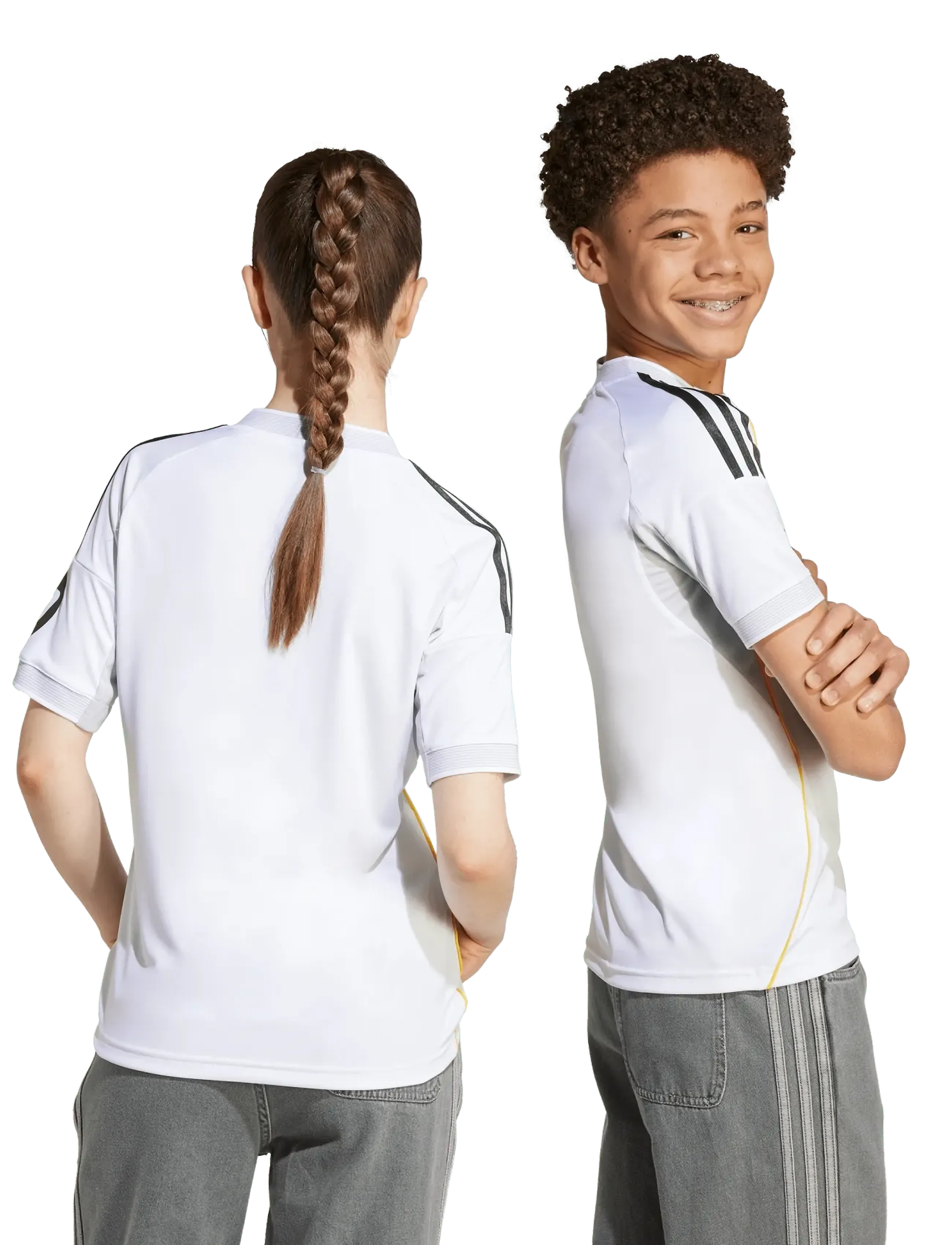 adidas Performance - REAL H JSY Y - spordisärgid - white - 3