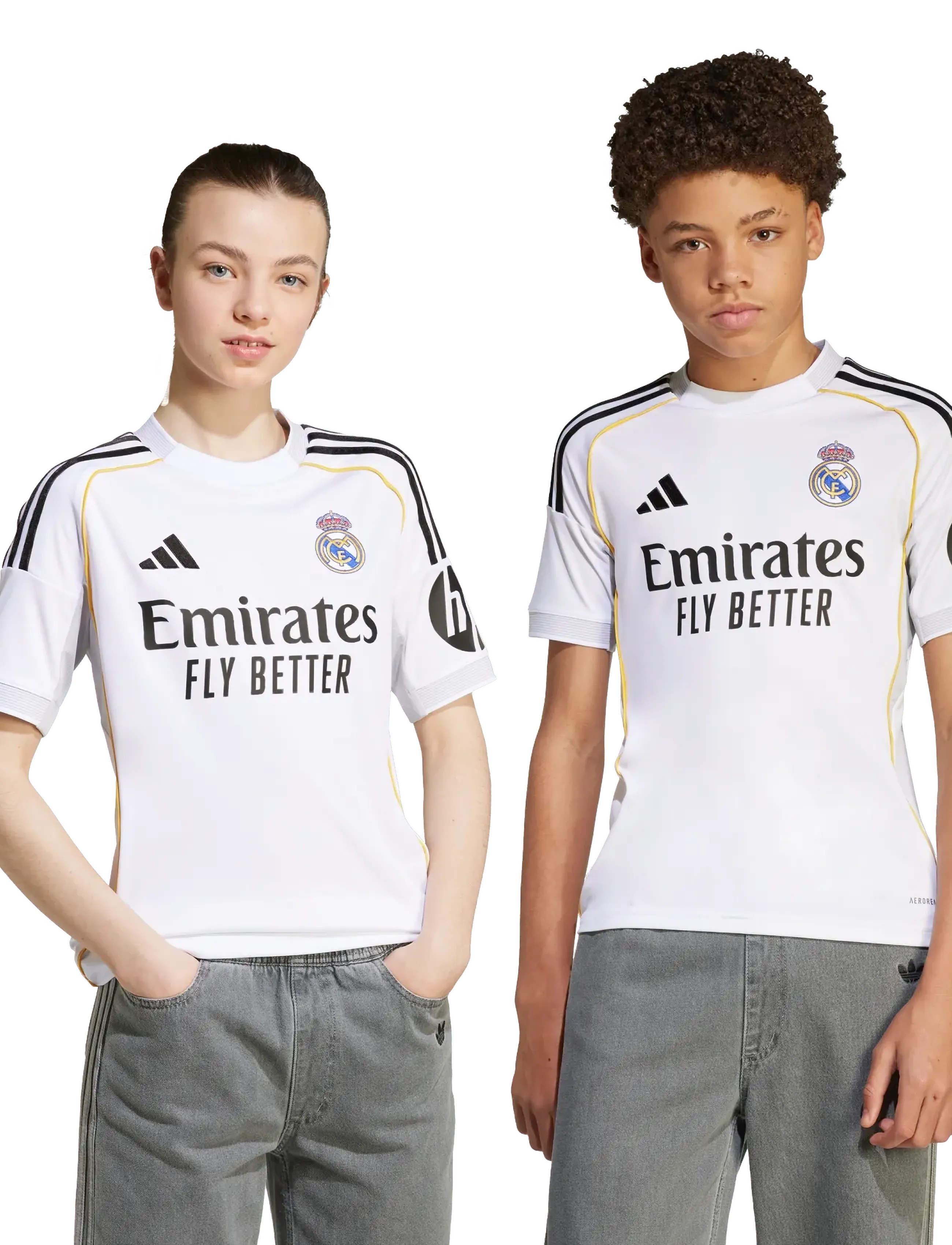 adidas Performance - REAL H JSY Y - spordisärgid - white - 4