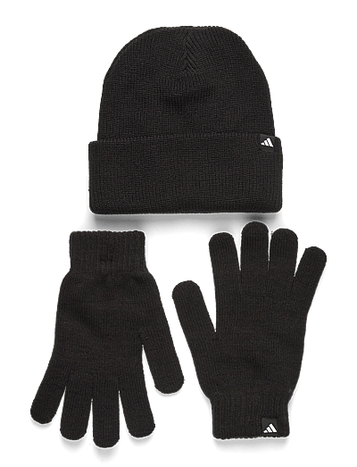 adidas Performance GLOVE BEANIE - Mützen - BLACK/WHITE / black