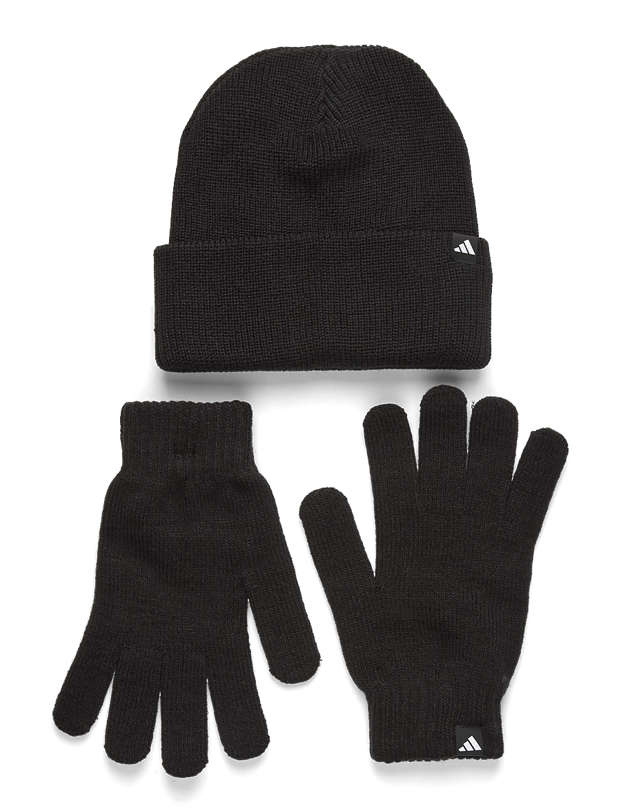 adidas Performance - GLOVE BEANIE - fingerhandschuhe - black/white - 0