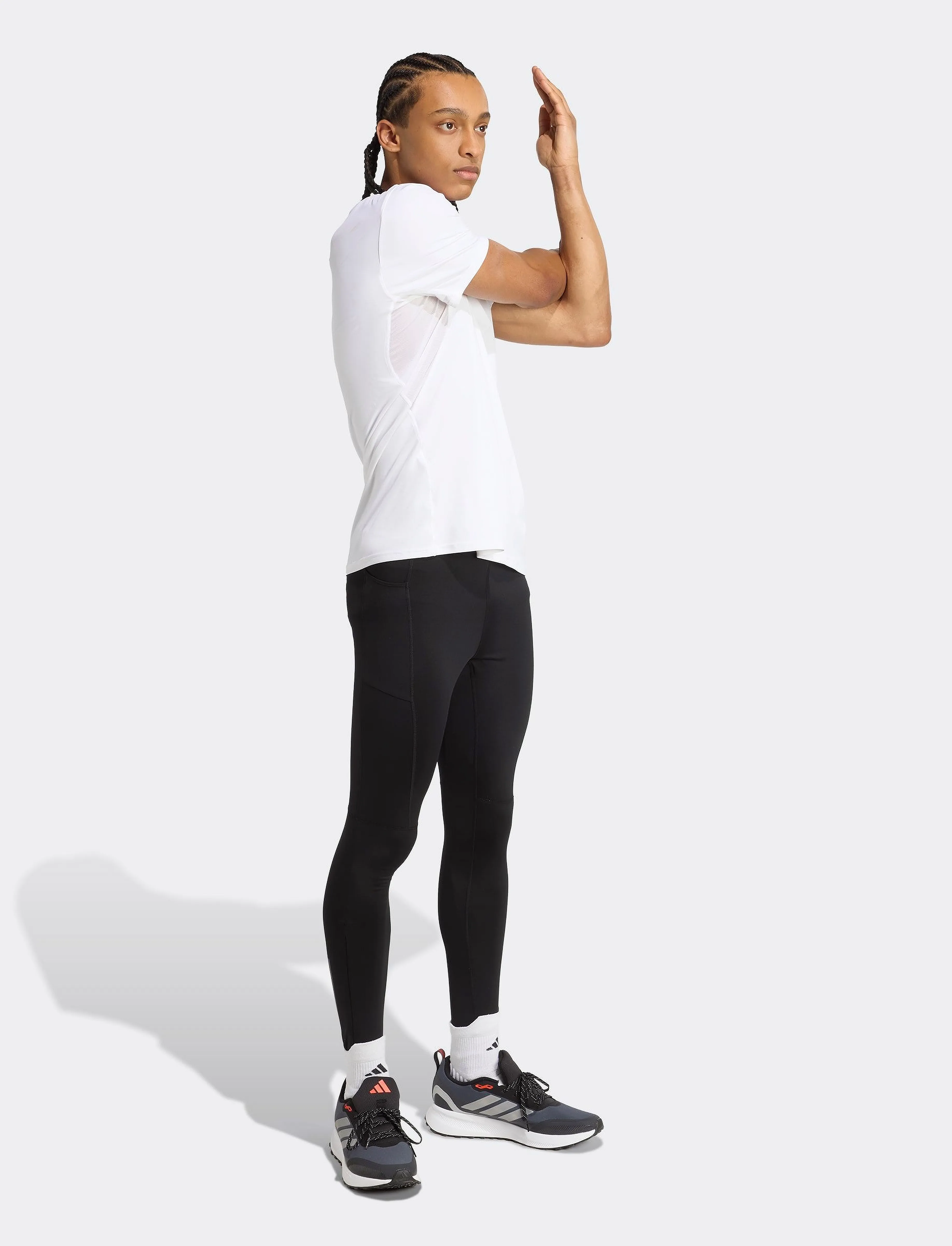 adidas Performance Otr B Win Tig, Løbetights, Sort, Str: XS