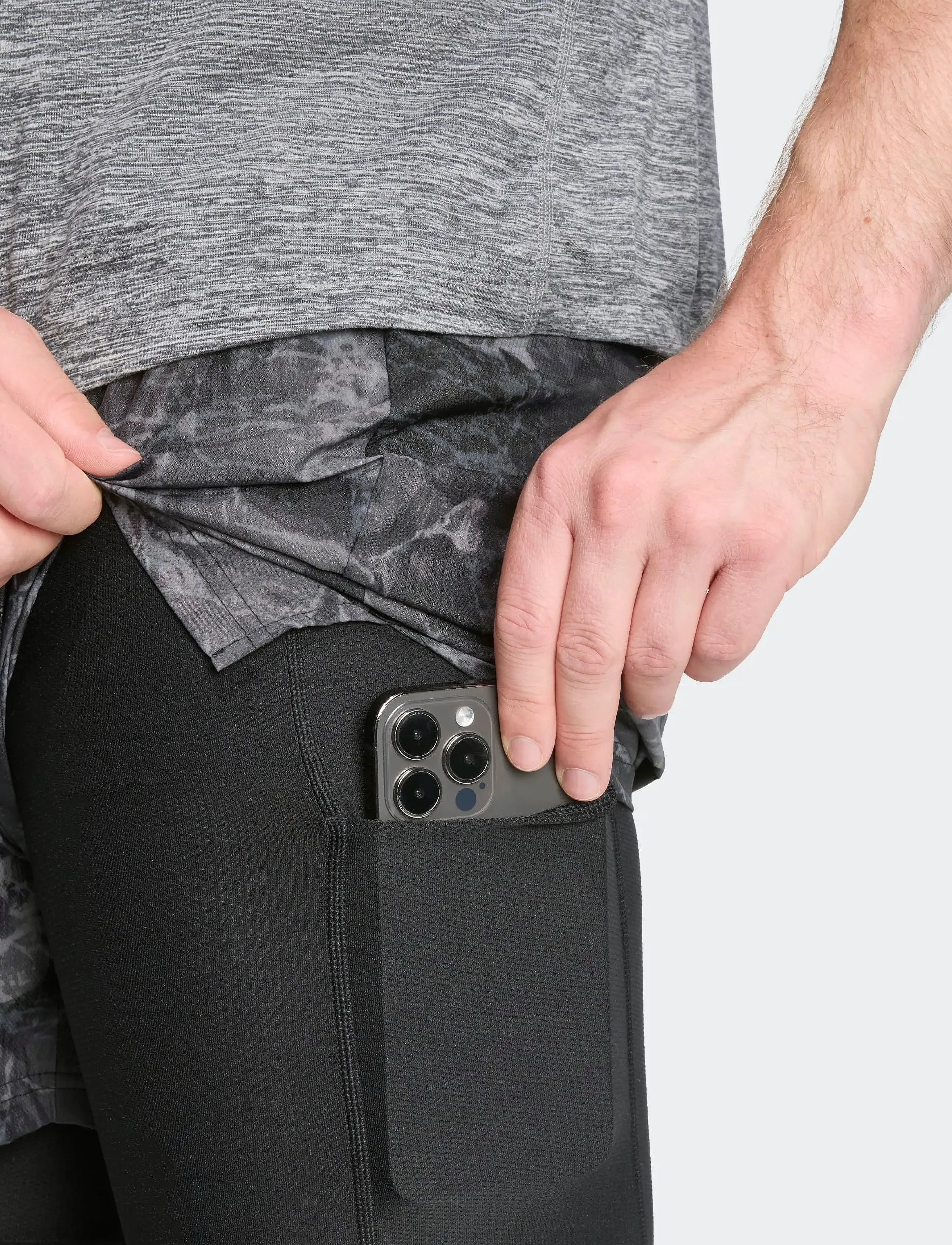 adidas Performance - OTR SD 2in1 M - sweatshorts - grefou/black - 2