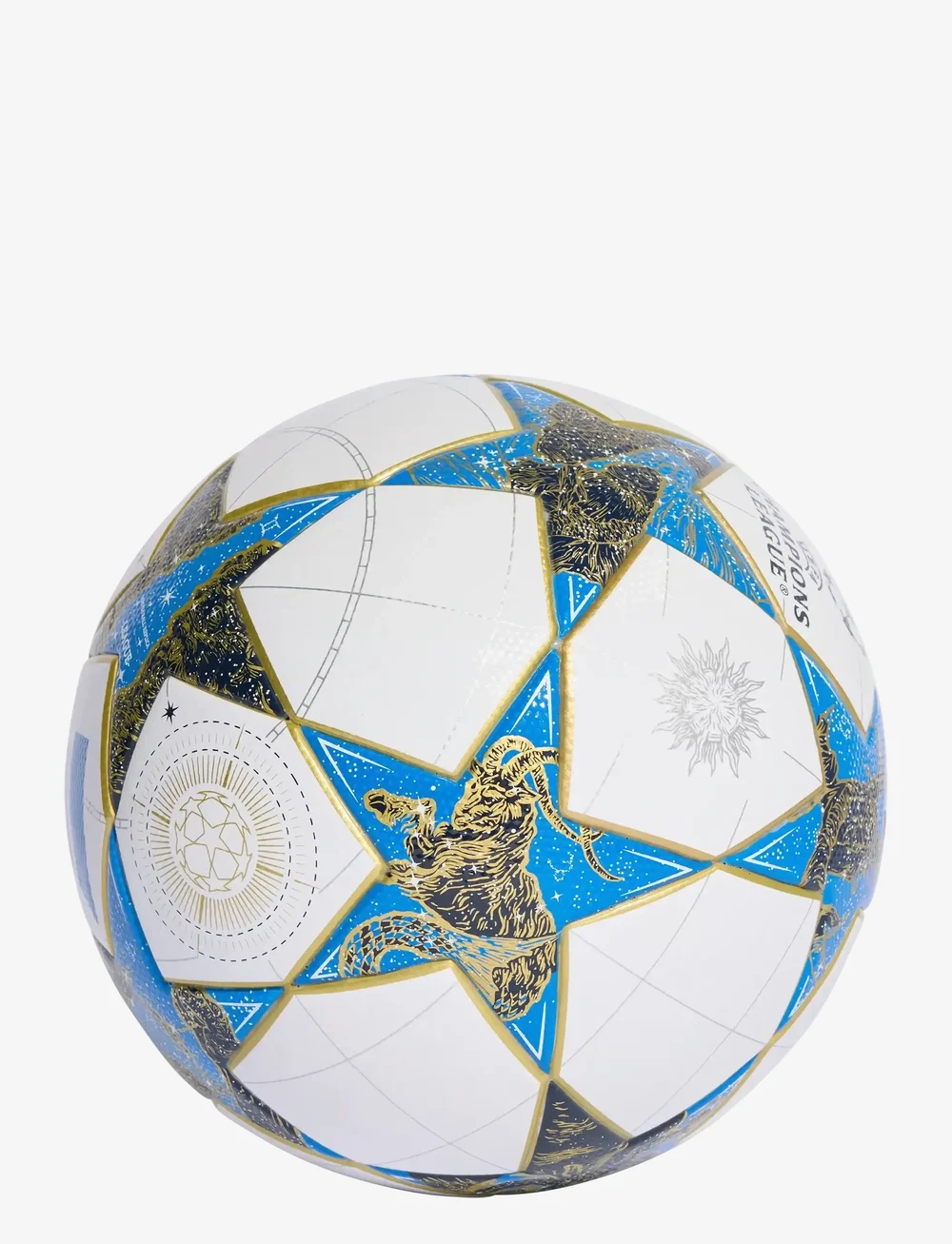 adidas Performance - UCL LGE BOX - piłki nożne - white/dkblue/panton/g - 1