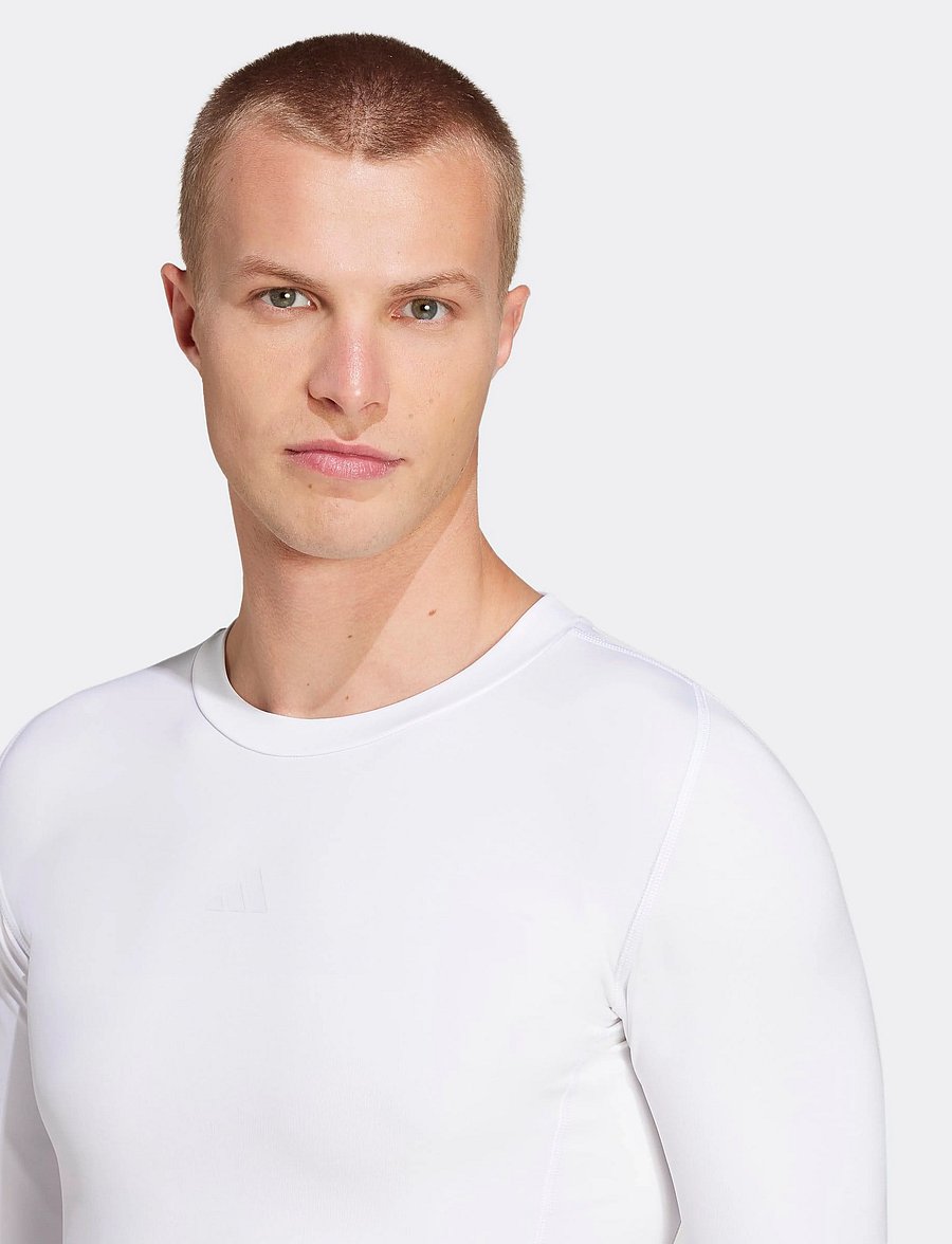 adidas Performance - TF LS TEE M - funktionsunterwäsche - oberteile - white - 4