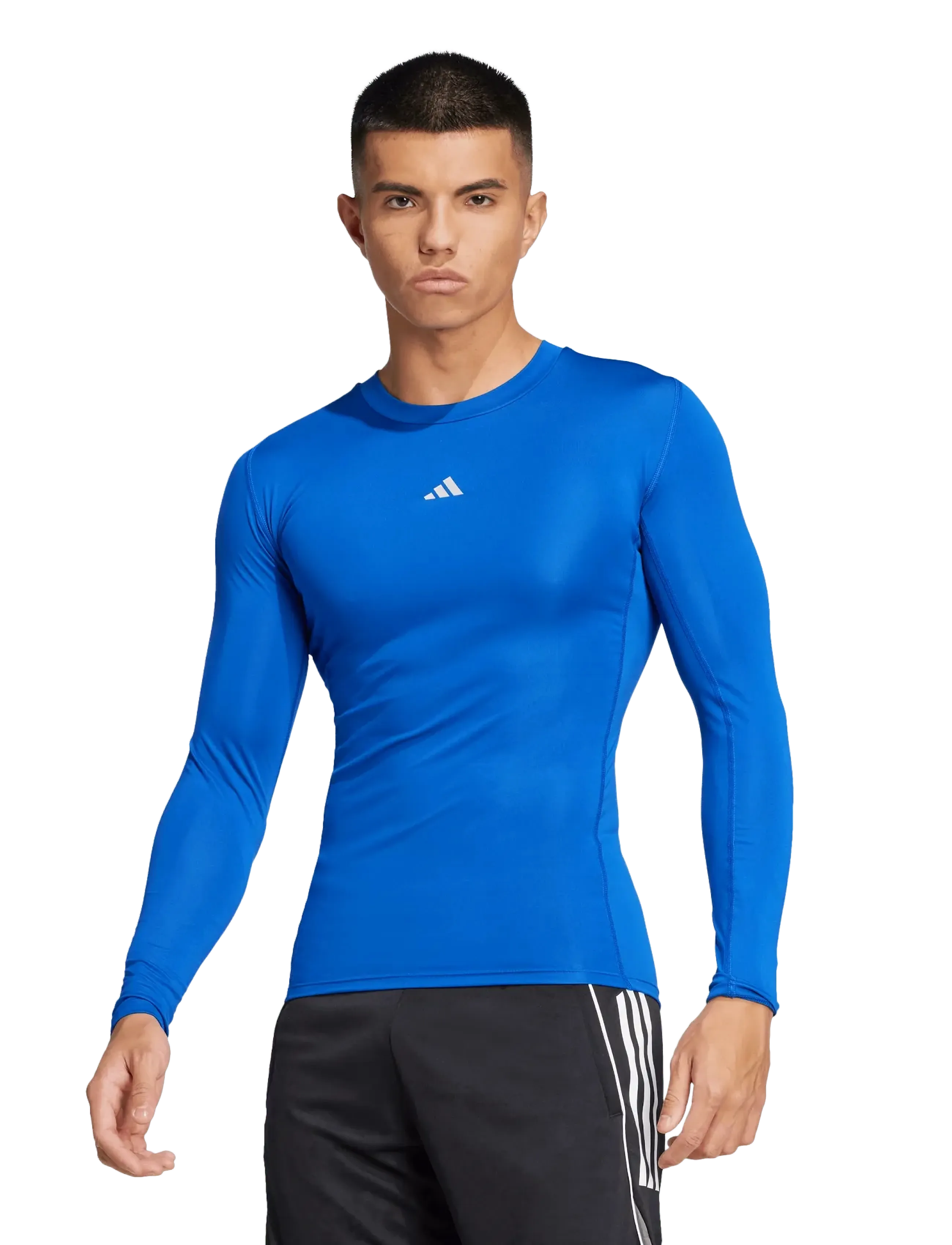 Långärmade T-shirts adidas T-shirt Techfit première couche sous une tenue de sport 5