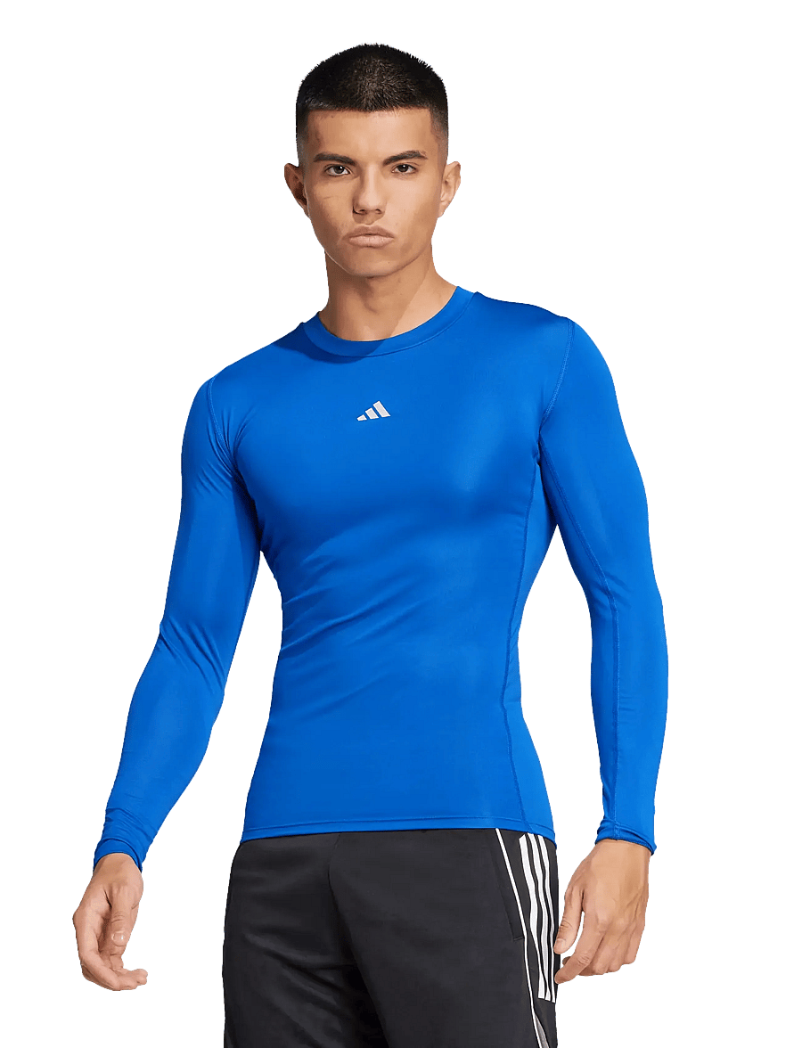 adidas Performance - TF LS TEE M - apatinės palaidinės - royblu - 3