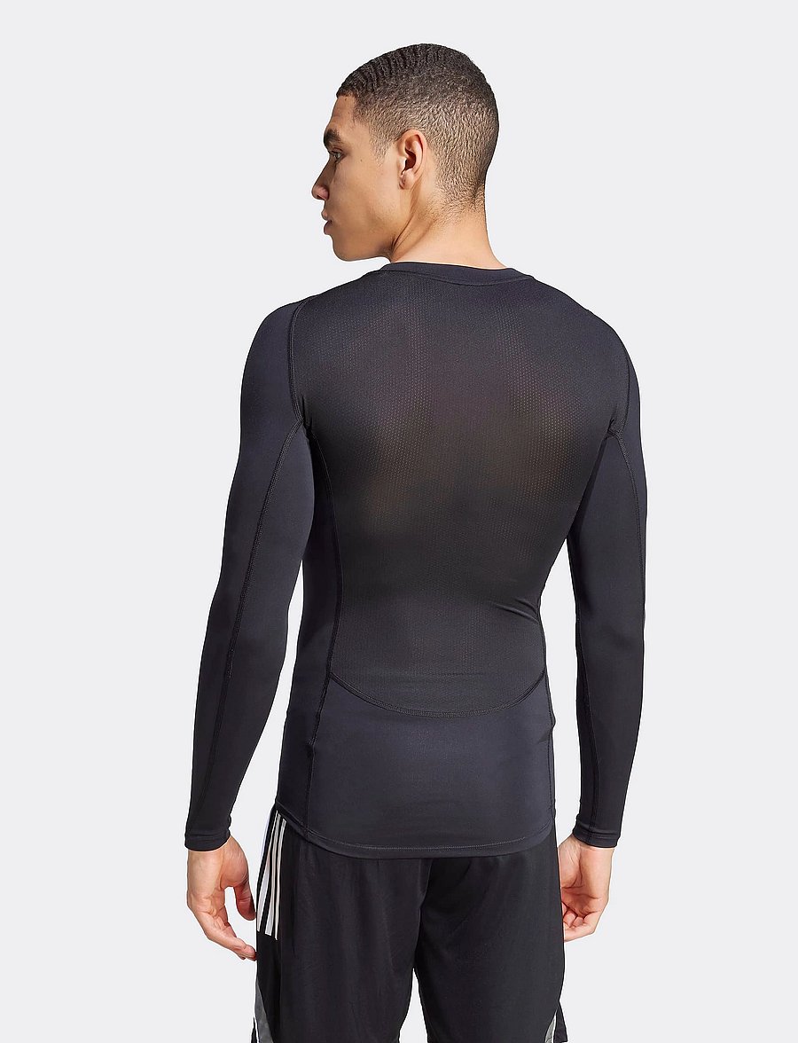 adidas Performance - TF LS TEE M - baselayer overdele - black - 3