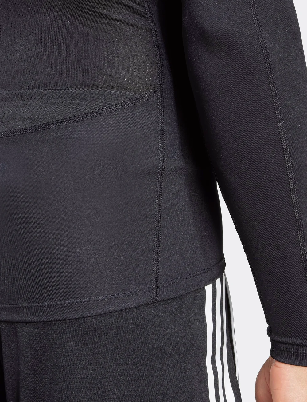 adidas Performance - TF LS TEE M - langærmede t-shirts - black - 4