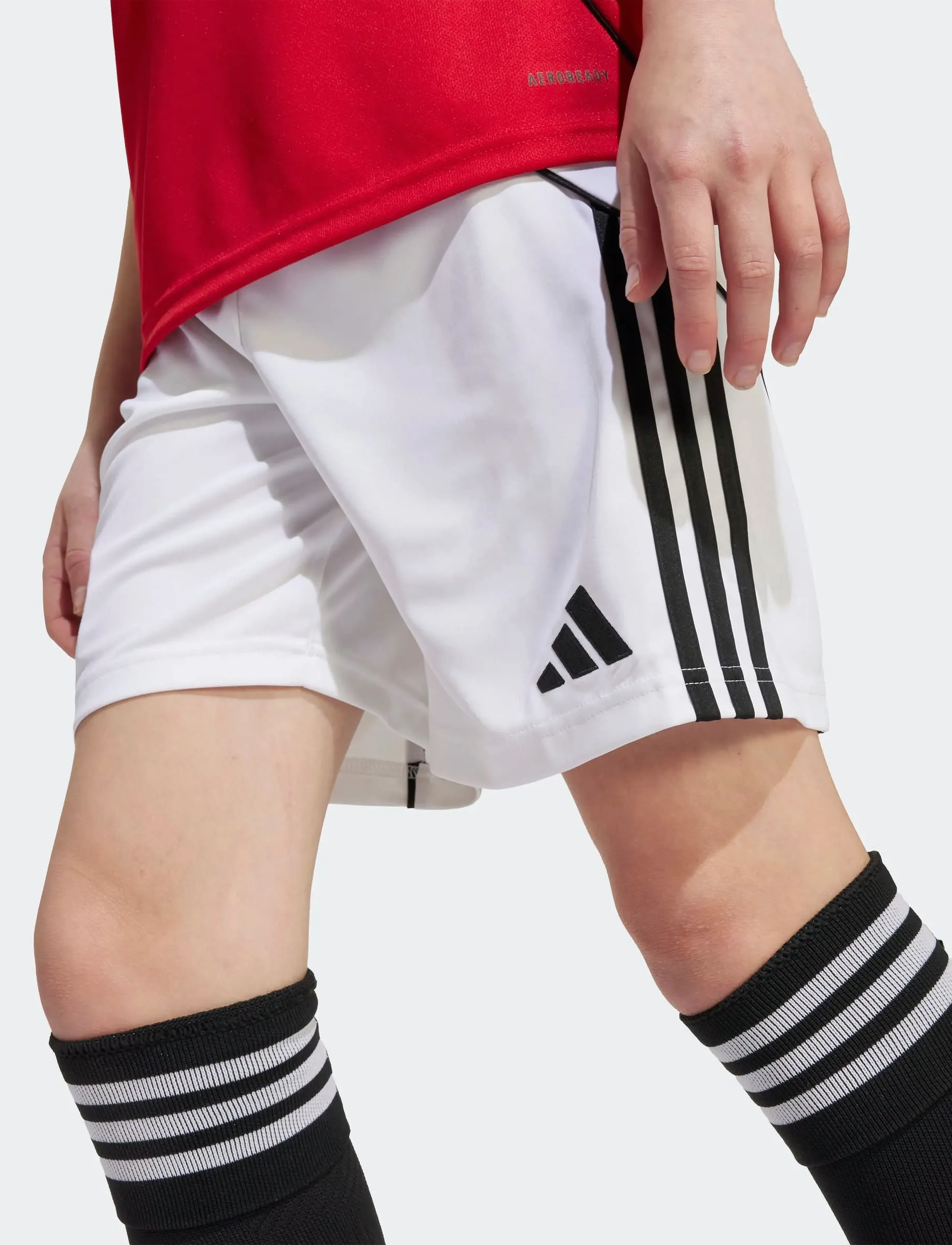 adidas Performance - MUFC H SHO Y - sportsshorts - white - 3