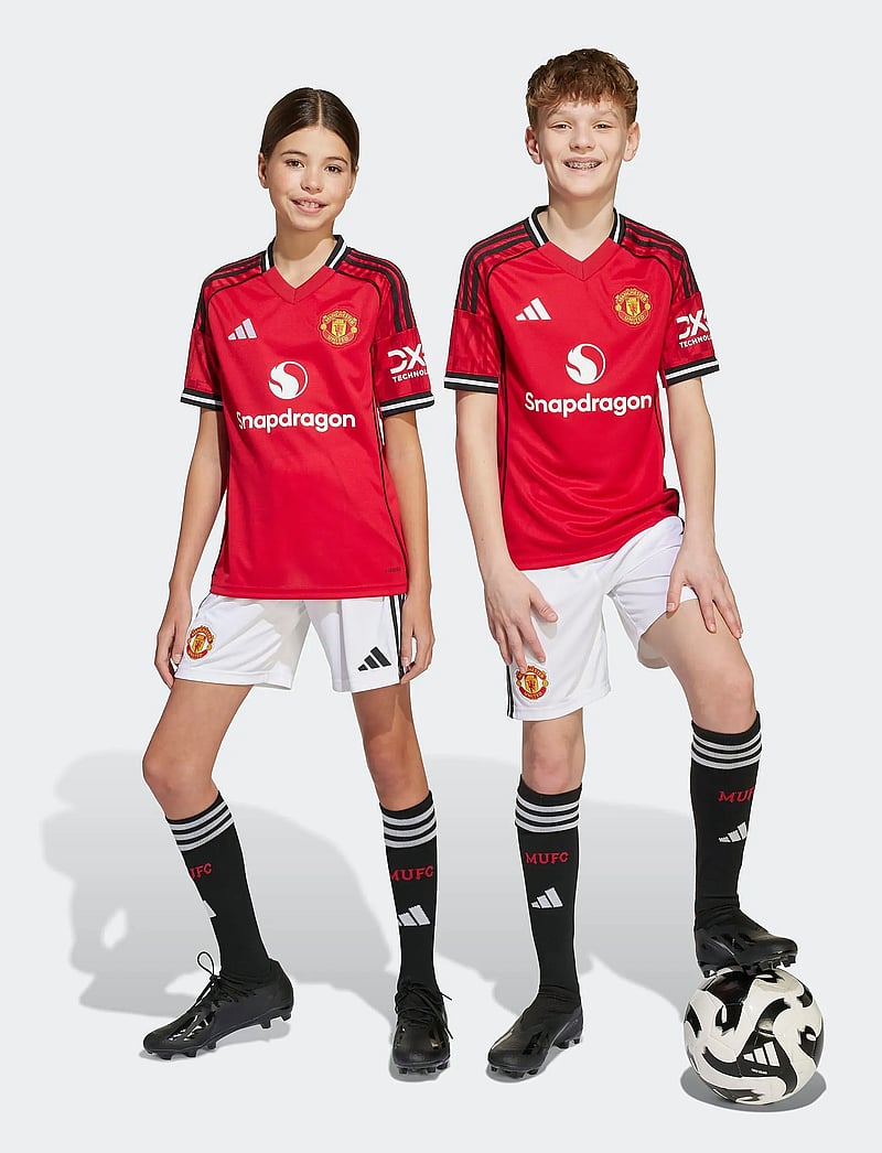 adidas Performance - MUFC H SHO Y - sportsshorts - white - 5