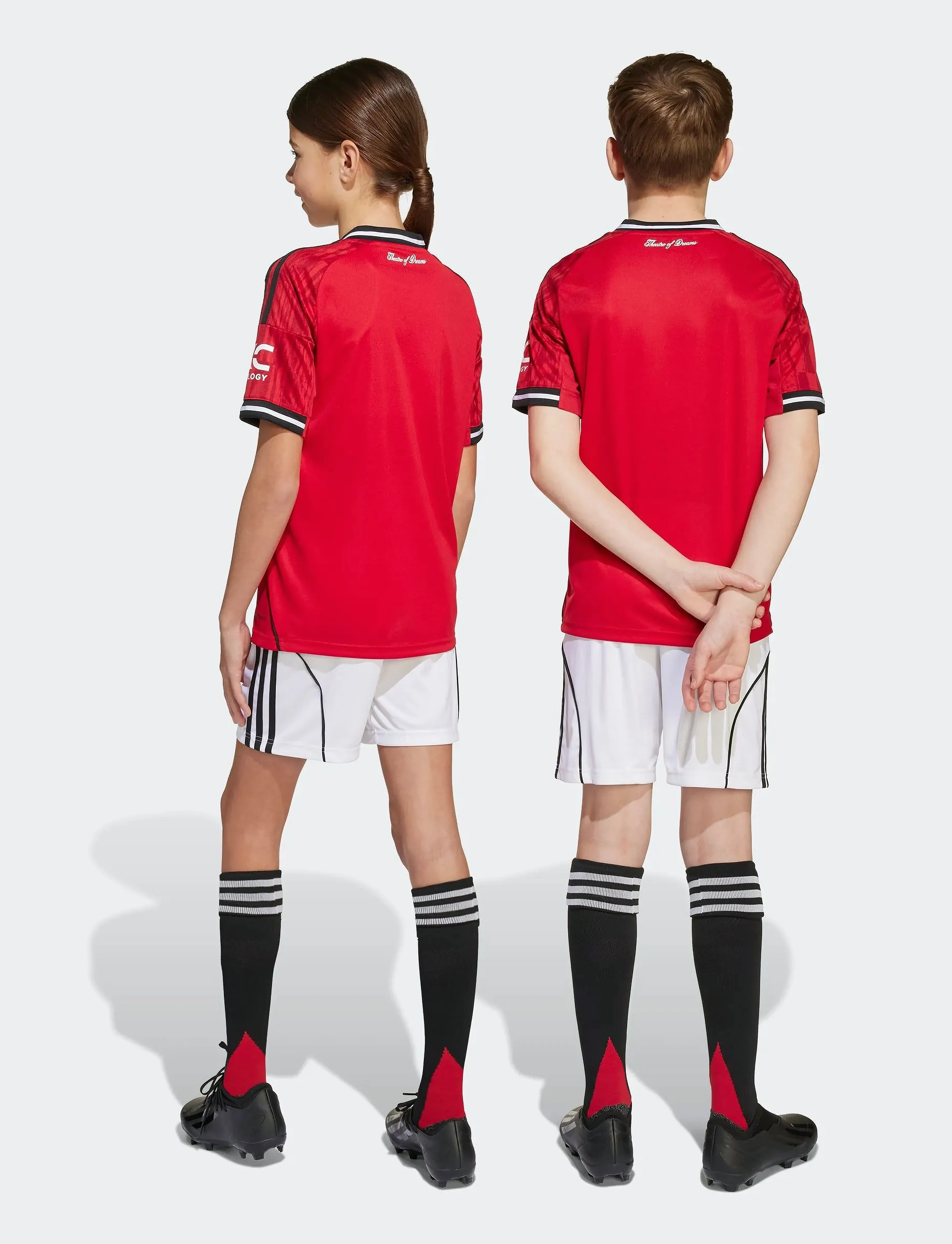 adidas Performance MUFC H SHO Y - Vatertag - WHITE / white