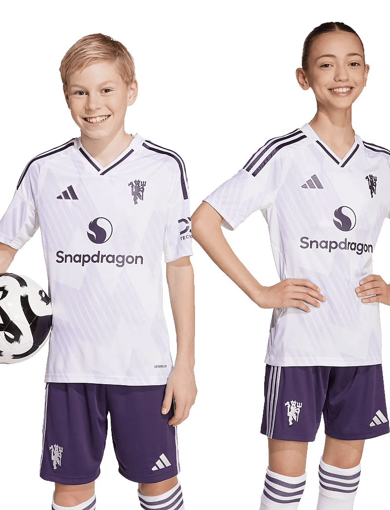 adidas Performance - MUFC A JSY Y - spordisärgid - white - 4