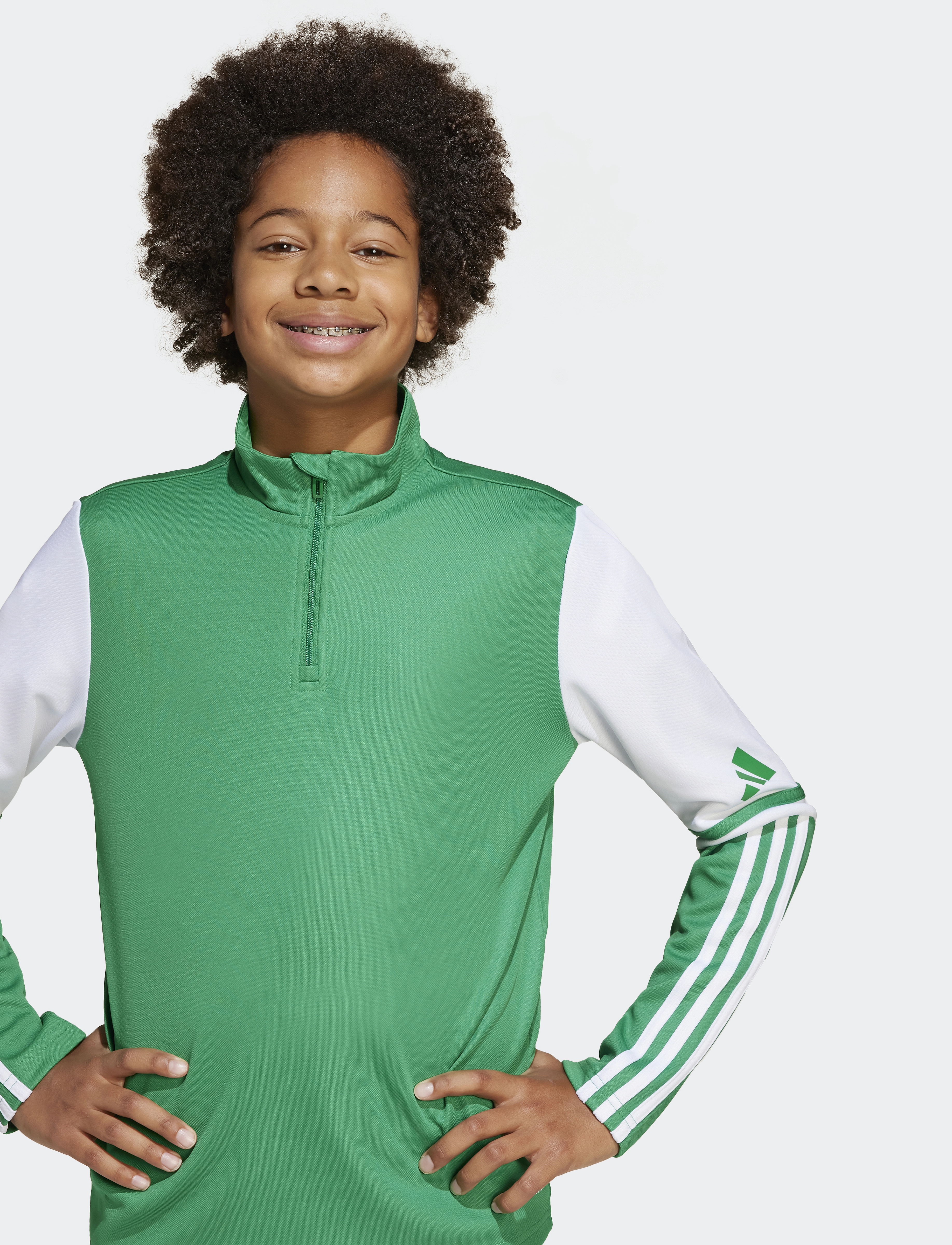 adidas Performance - SQ25 TR TOP Y - suvised sooduspakkumised - teagrn/white - 4
