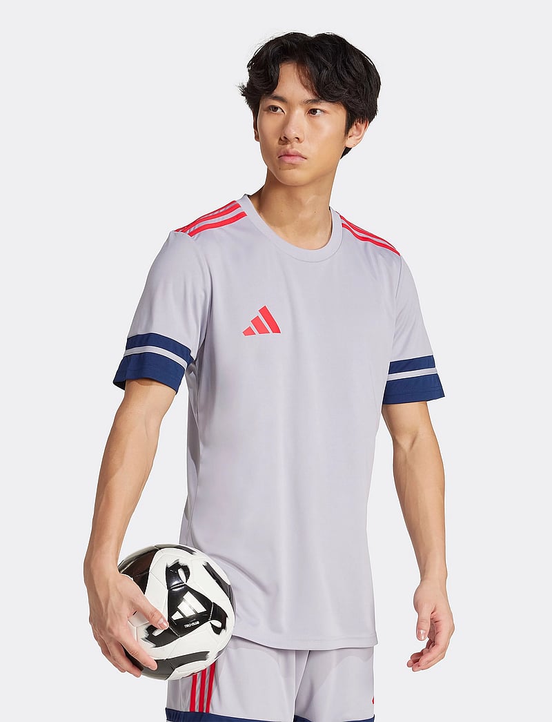 adidas Performance - SQUA25 JSY M - t-shirts - glogry/tenabl/purrub - 0