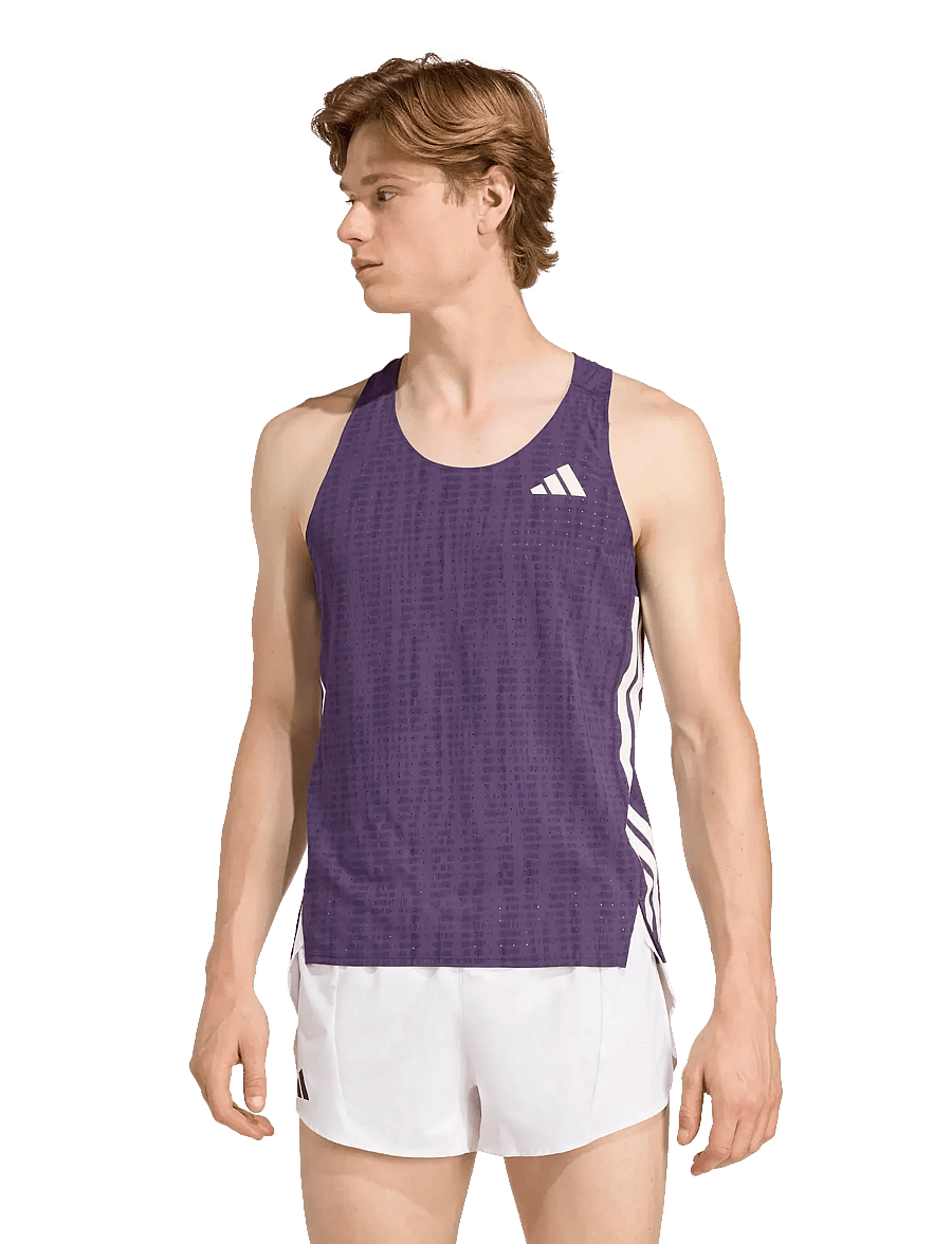 adidas Performance - ADIZERO SNGLT M - tank tops - aurplu/nobink - 5