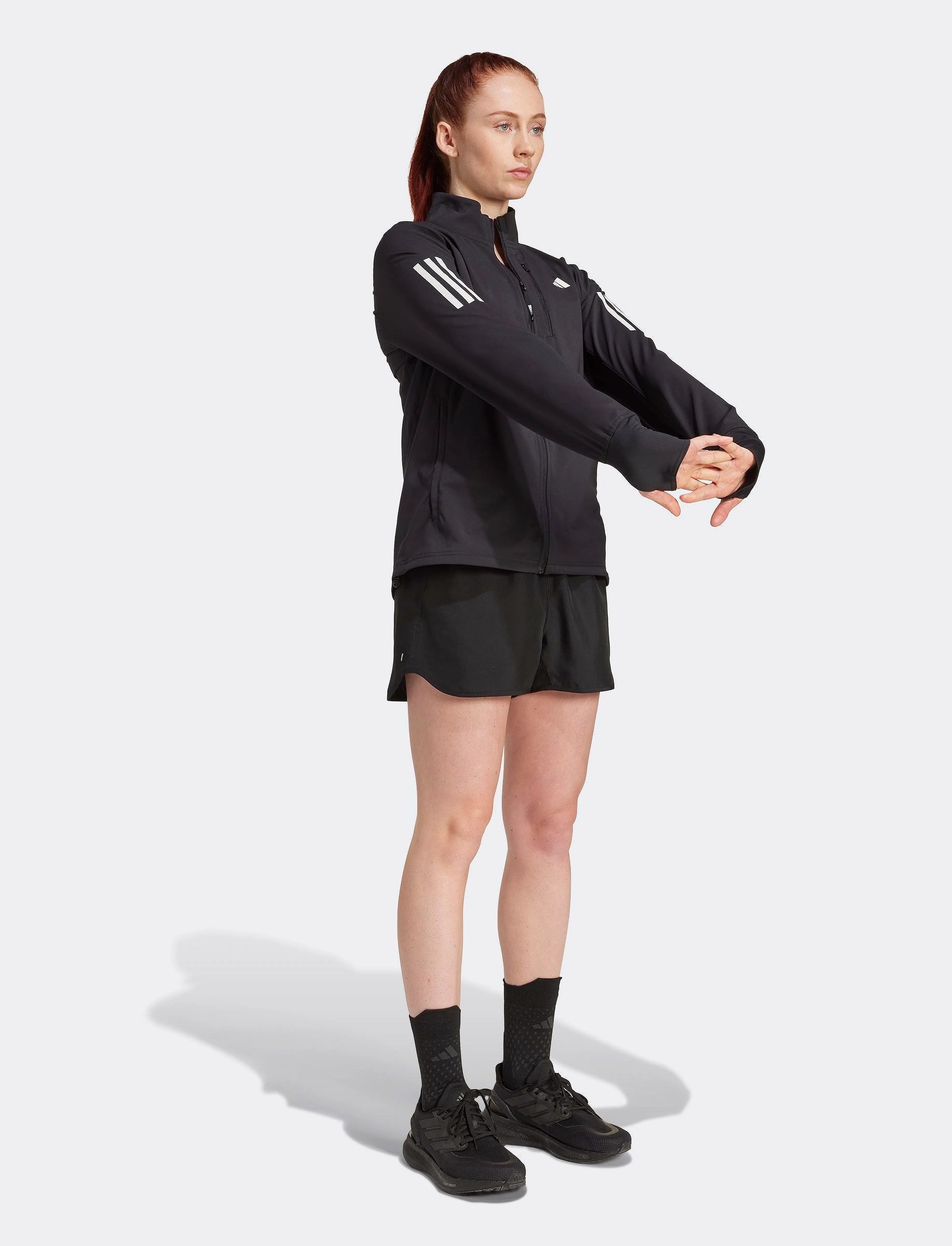 adidas Performance - OTR B WIN JKT - träningsjackor - black - 3