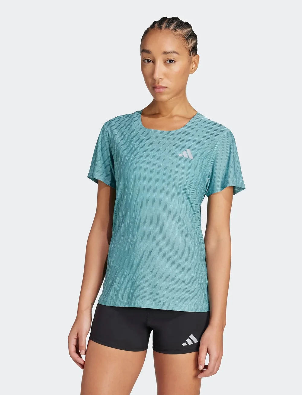 adidas Performance - adi365 Co Tee W - t-shirts - minton/pretea - 0
