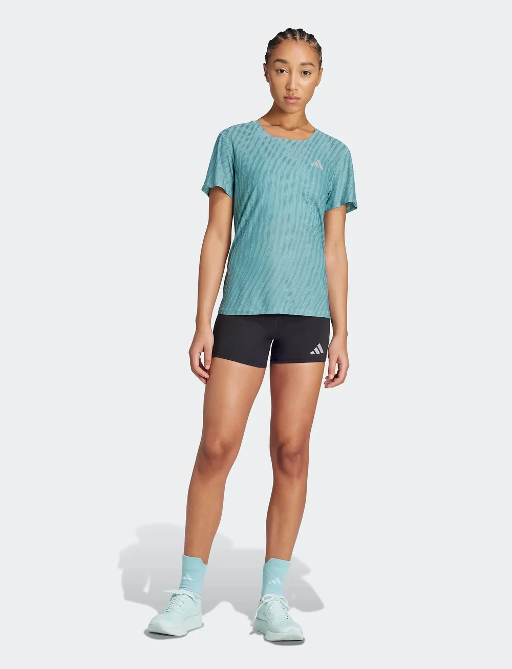 adidas Performance - adi365 Co Tee W - t-shirts - minton/pretea - 2