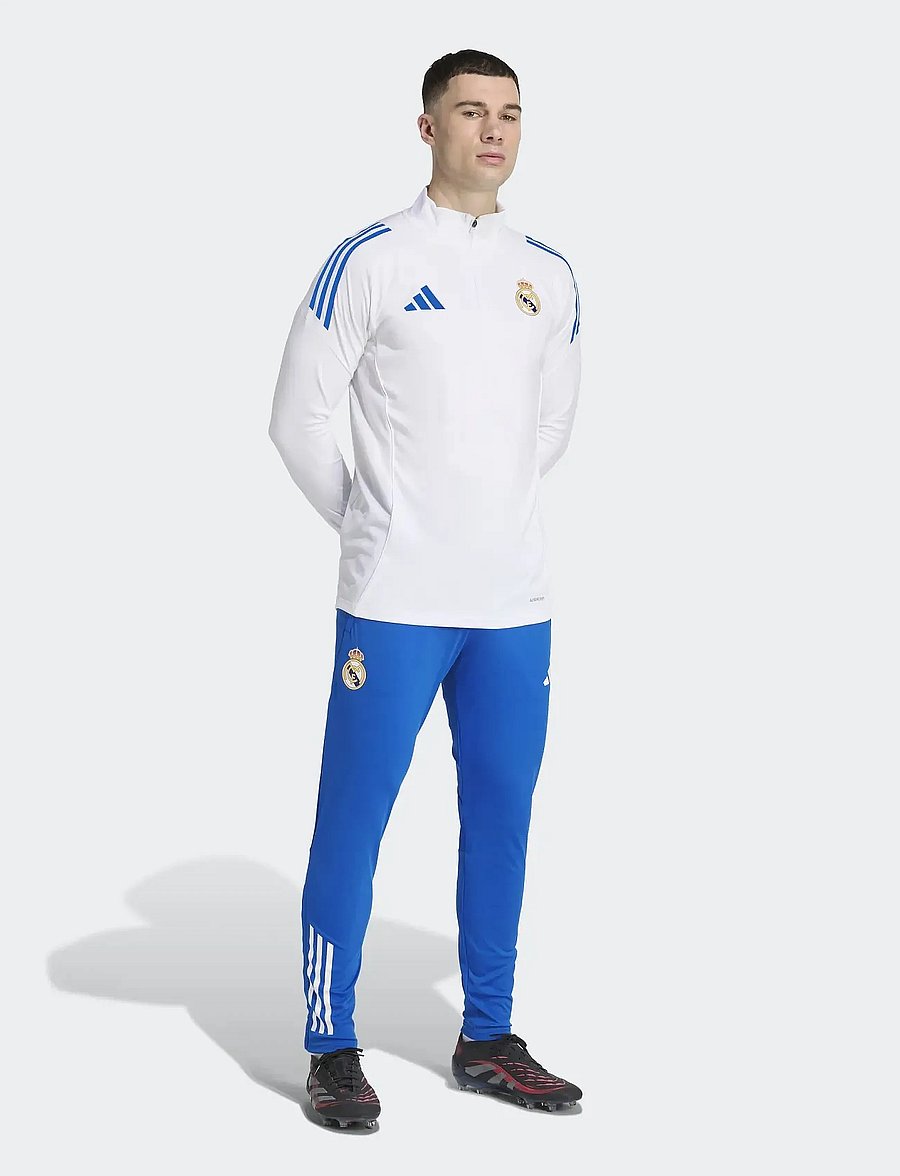 adidas Performance - REAL EU TR TOP - futbolo marškinėliai - white - 2