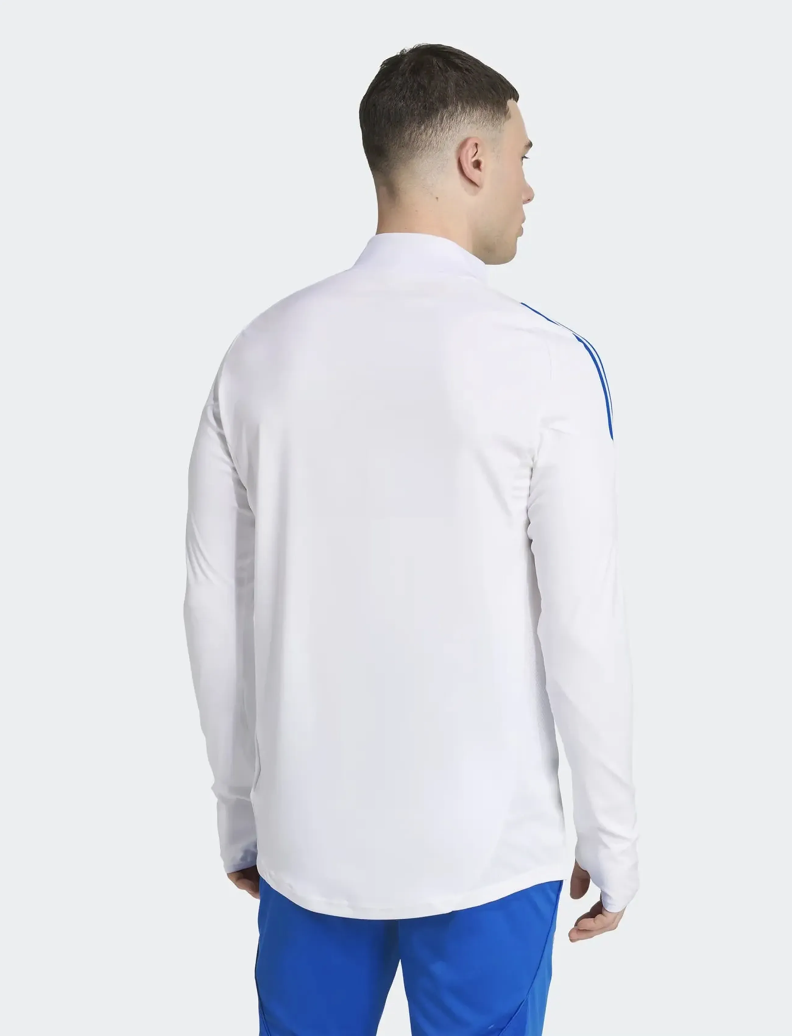 adidas Performance - REAL EU TR TOP - jalgpallisärgid - white - 3