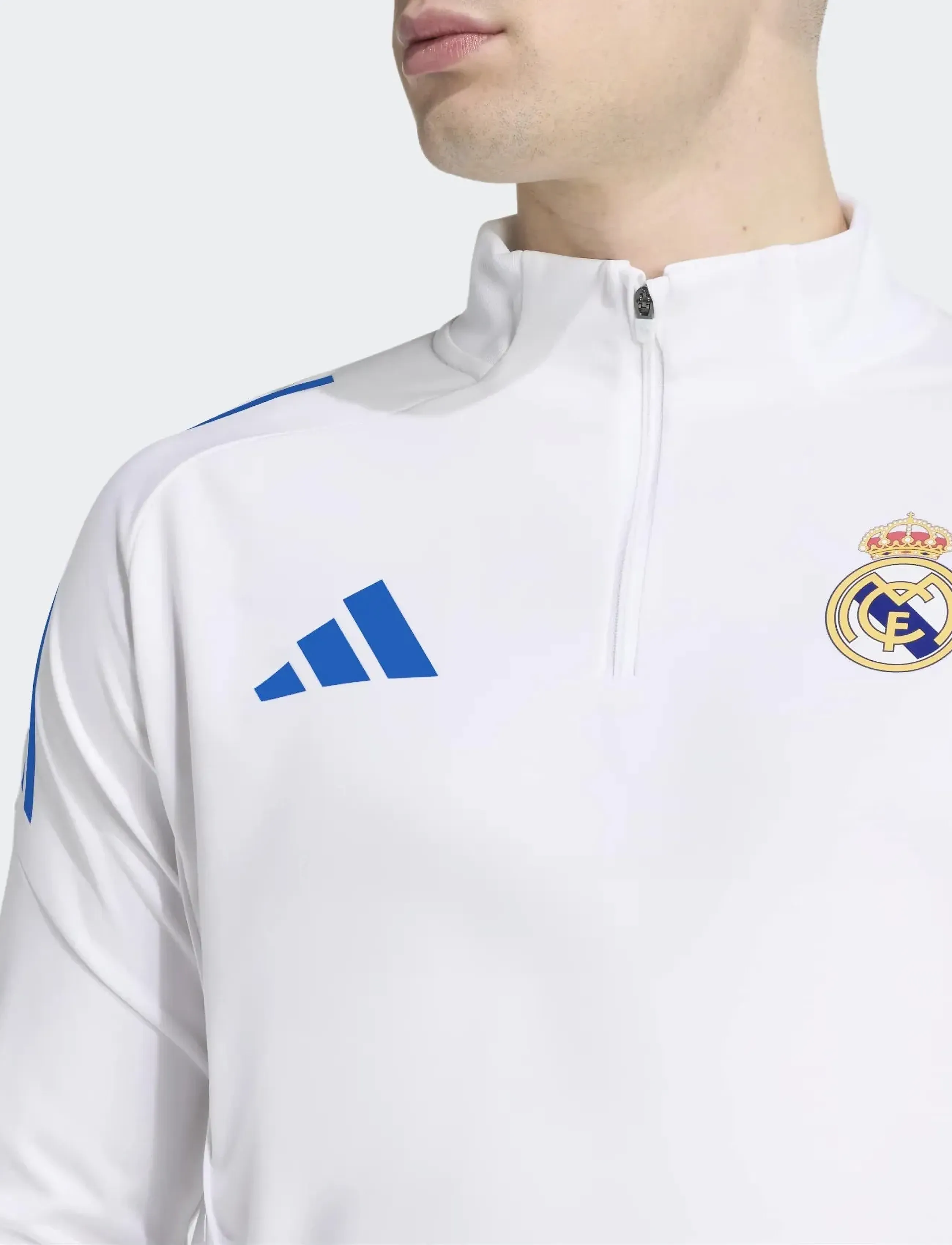 adidas Performance - REAL EU TR TOP - jalgpallisärgid - white - 4