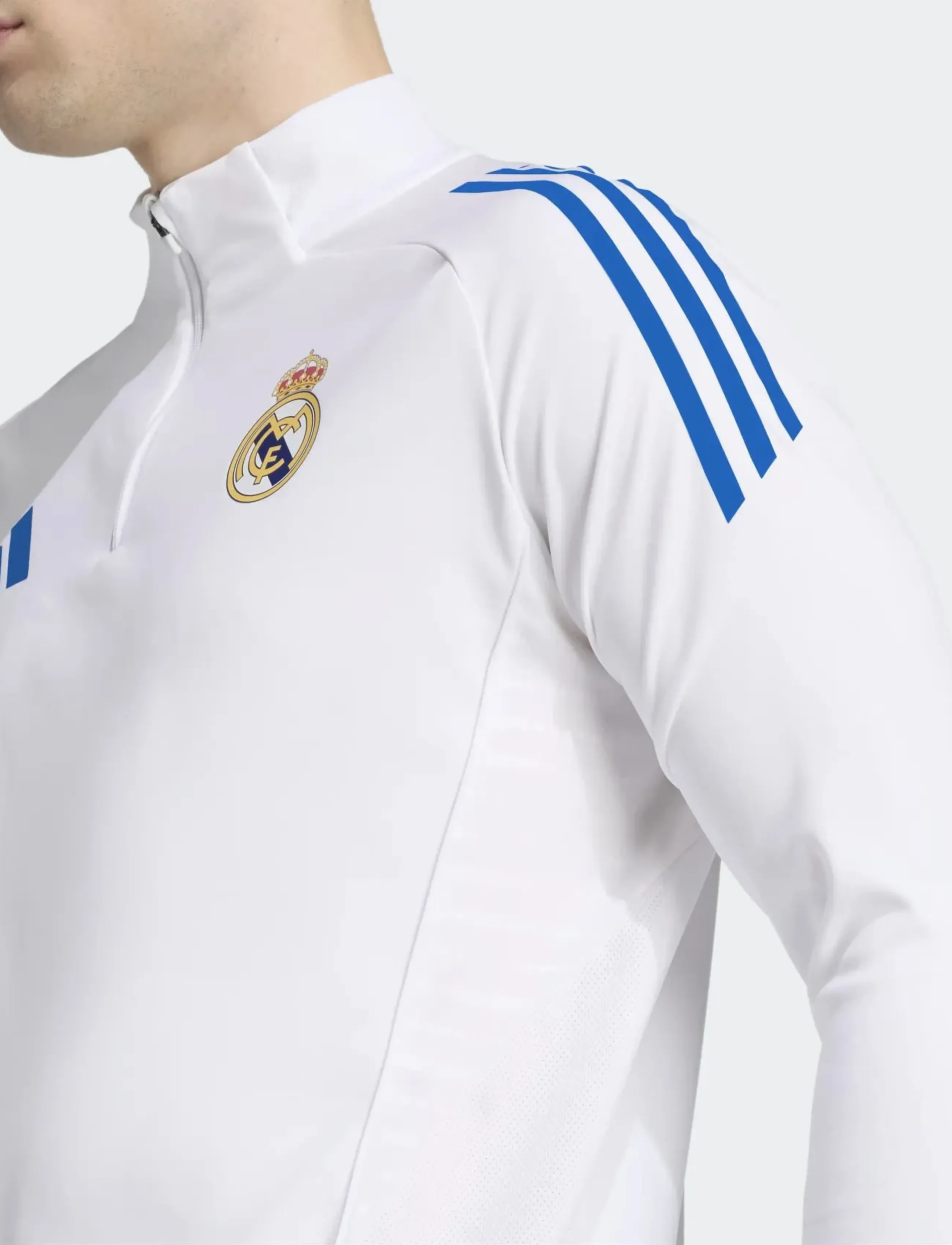 adidas Performance REAL EU TR TOP - Streetstyle - WHITE / white