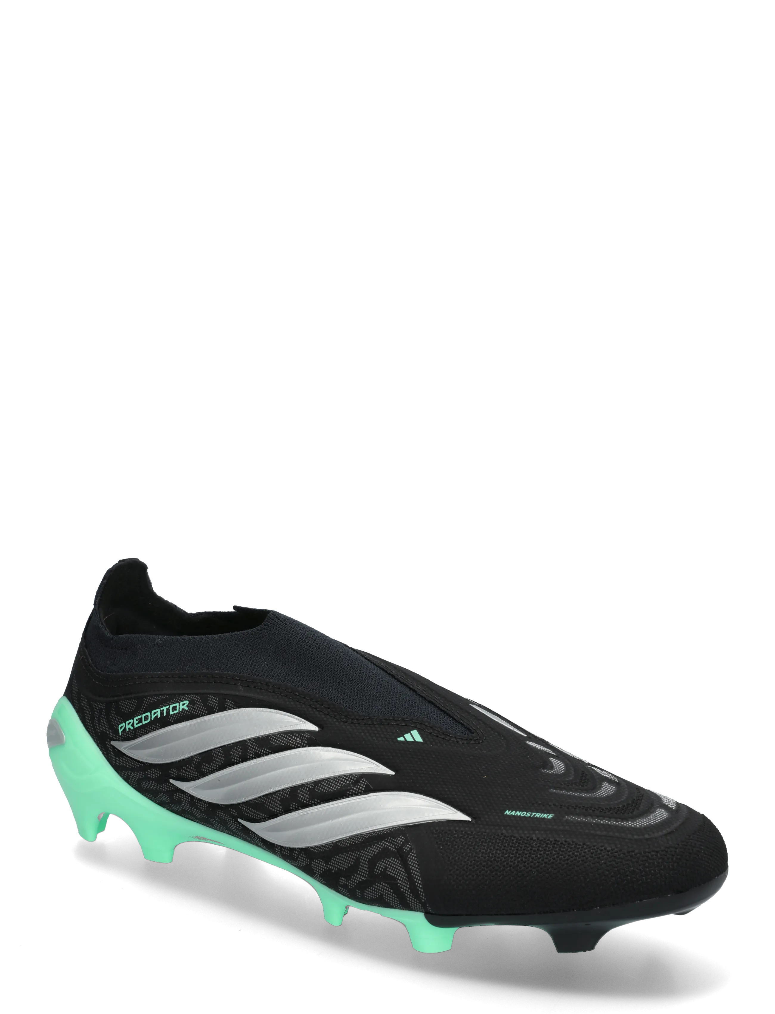 adidas Performance PREDATOR LEAGUE LL FG - Vis alt - CBLACK/SILVMT/PULMIN / black
