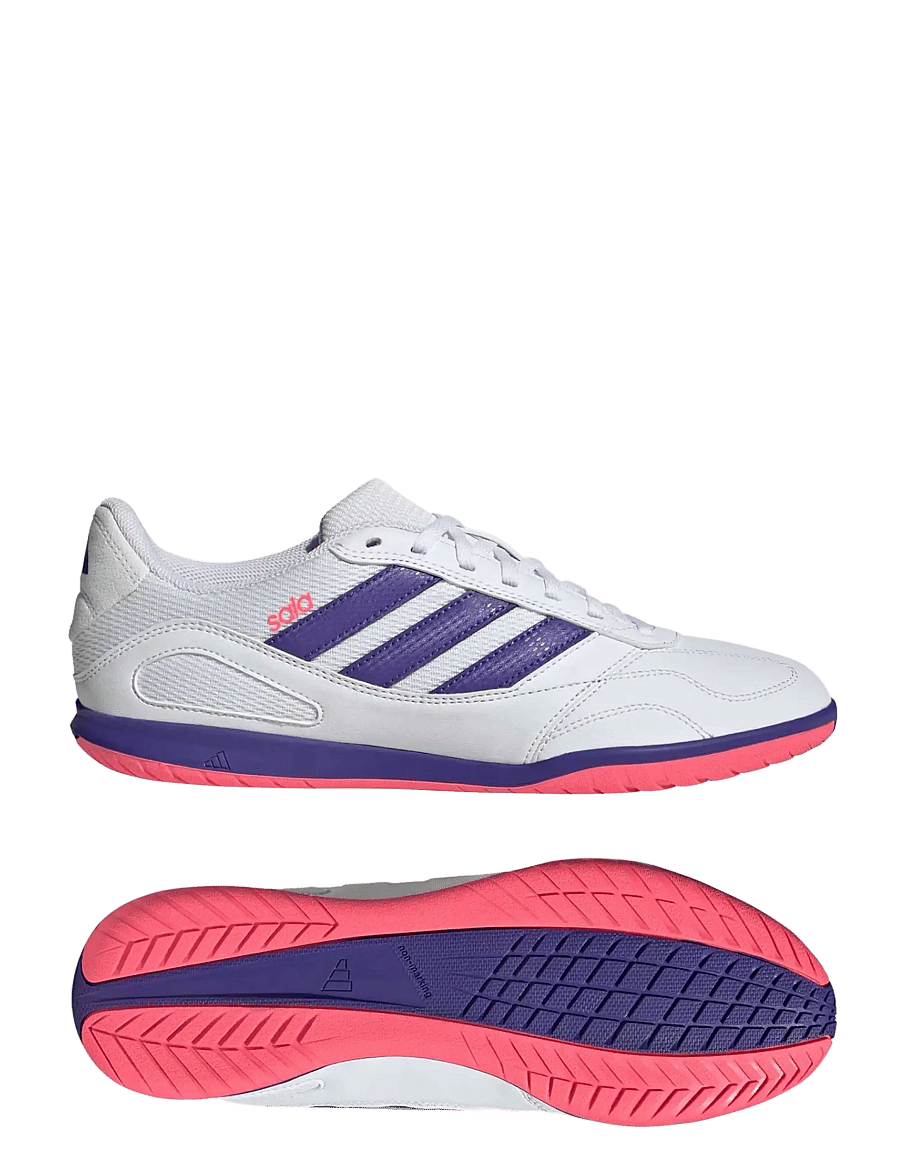 adidas Performance - SUPER SALA III - indoor-sportschuhe - ftwwht/purpur/soltur - 0