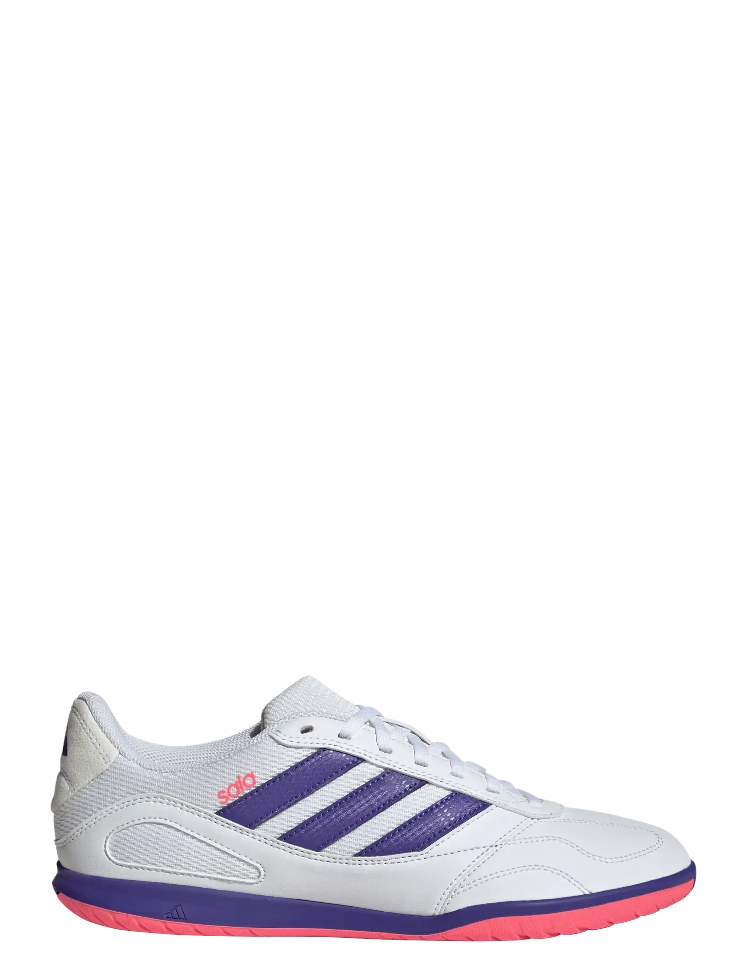 adidas Performance - SUPER SALA III - indendørs sportssko - ftwwht/purpur/soltur - 1