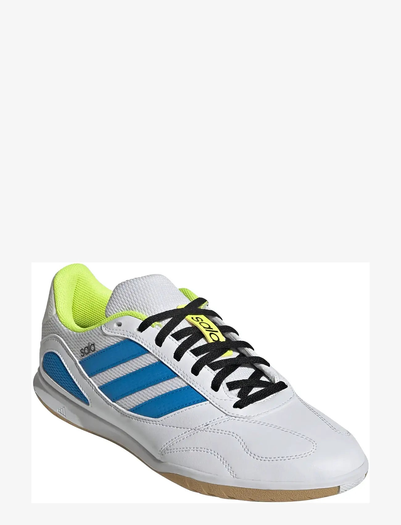 adidas Performance - SUPER SALA III - indendørs sportssko - ftwwht/lurabl/syello - 0