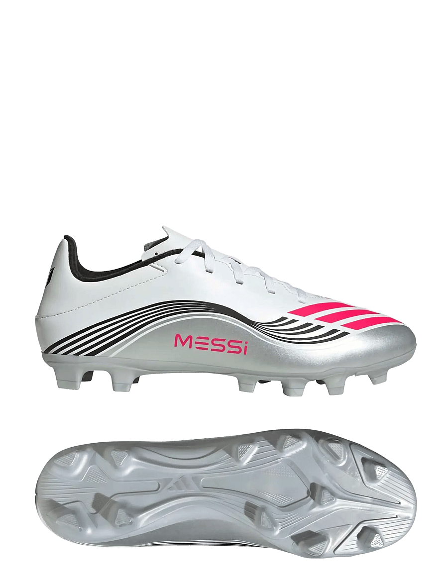adidas Performance - F50 MESSI CLUB FG/MG - fußballstiefel - ftwwht/lucred/silvmt - 0