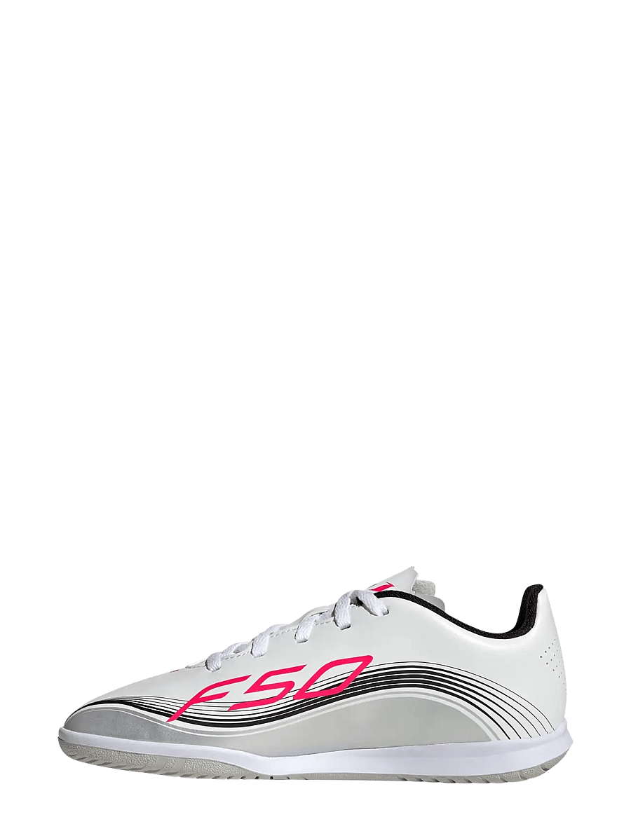 adidas Performance - F50 MESSI CLUB IN J - jalkapallokengät - ftwwht/lucred/silvmt - 2