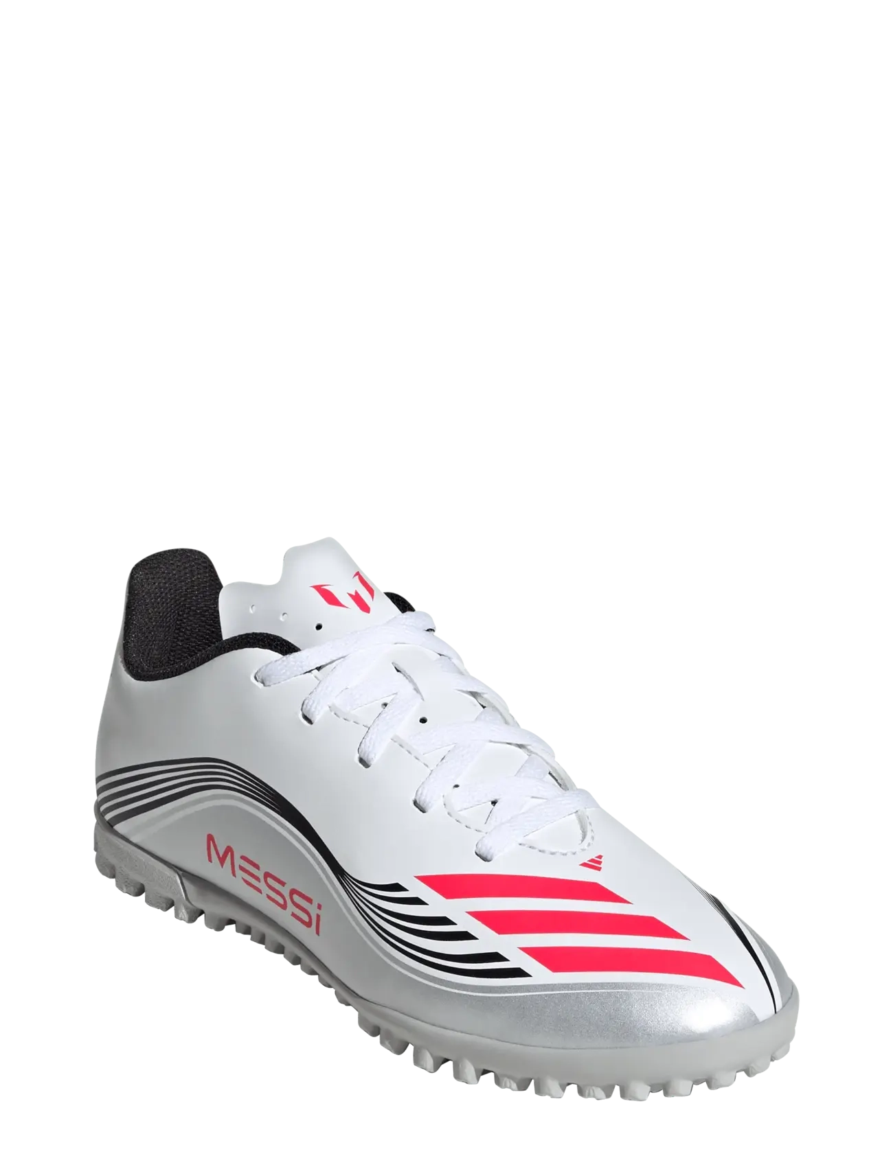 adidas Performance F50 Messi Club Tf J, Børn, Junior Messi Kunstgræs Fodboldstøvler, Hvid, Str: 36