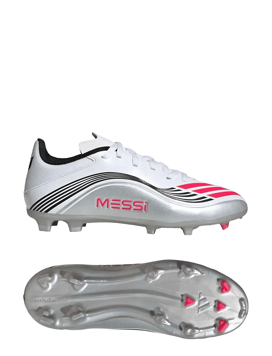 adidas Performance - F50 MESSI LEAGUE FG/MG J - ftwwht/lucred/silvmt - 0