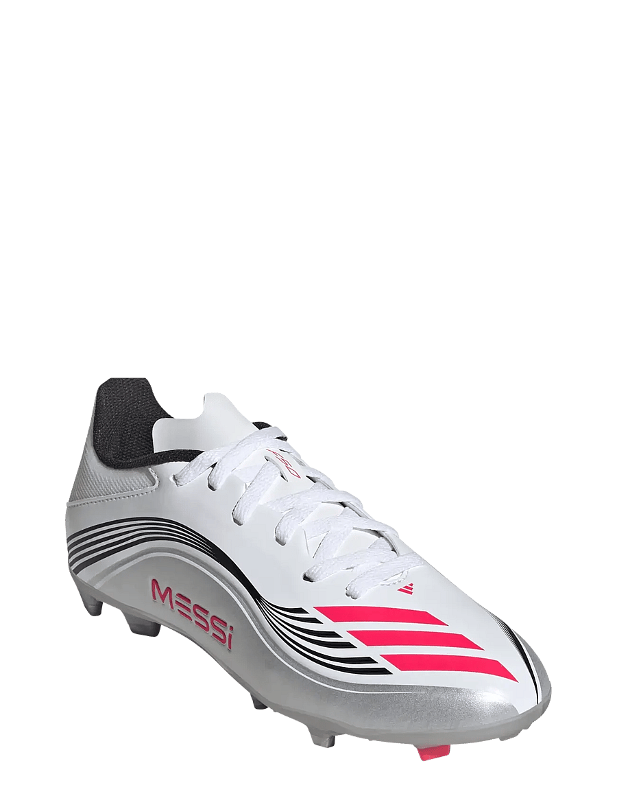 adidas Performance - F50 MESSI LEAGUE FG/MG J - chaussures de football - ftwwht/lucred/silvmt - 0