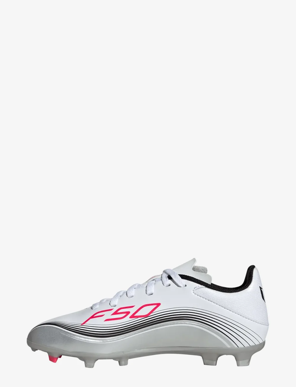 adidas Performance - F50 MESSI LEAGUE FG/MG J - fodboldstøvler - ftwwht/lucred/silvmt - 2