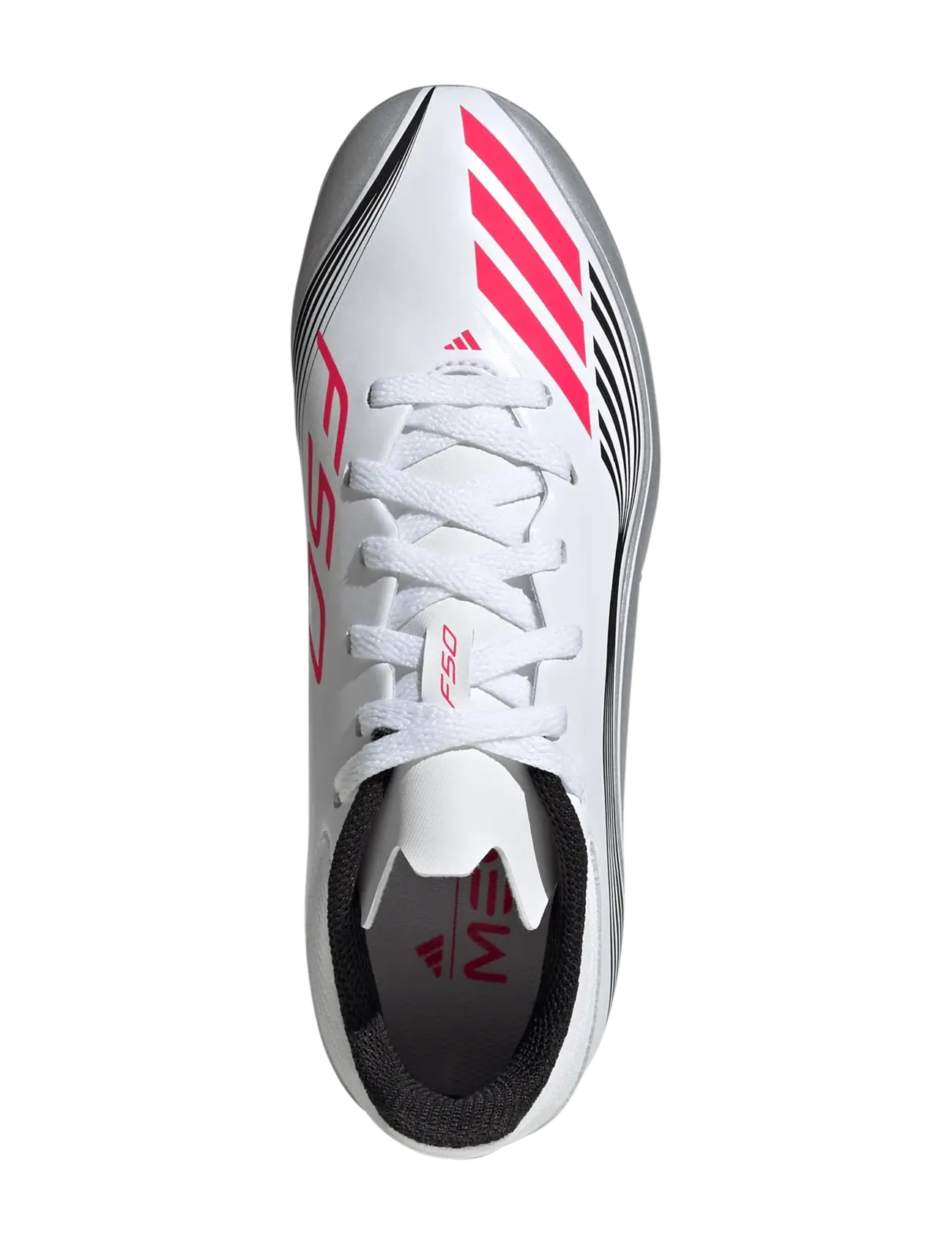adidas Performance - F50 MESSI LEAGUE FG/MG J - jalgpalli puutsad - ftwwht/lucred/silvmt - 4