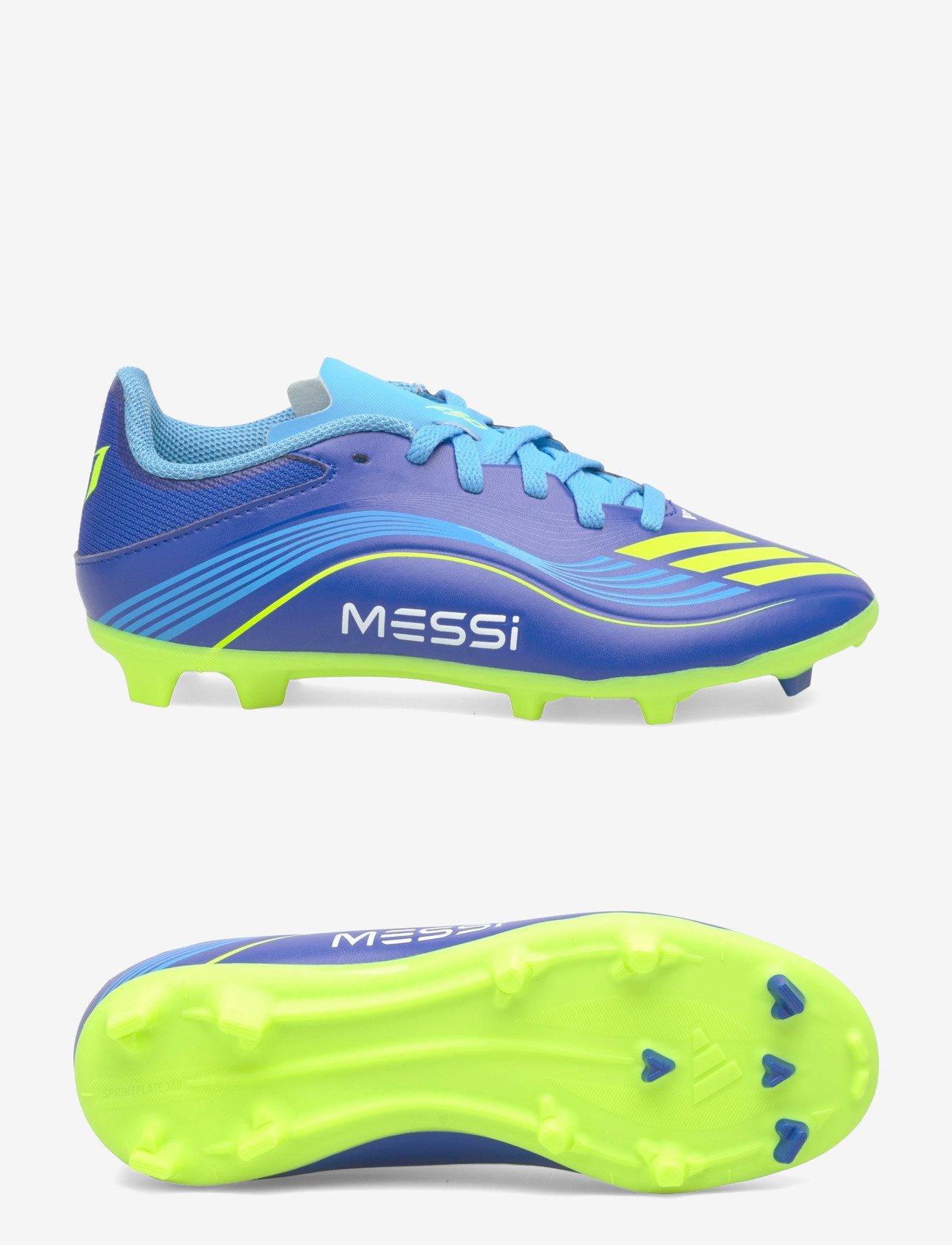 adidas Performance - F50 MESSI LEAGUE FG/MG J - fotbollsskor - royblu/syello/seblbu - 0