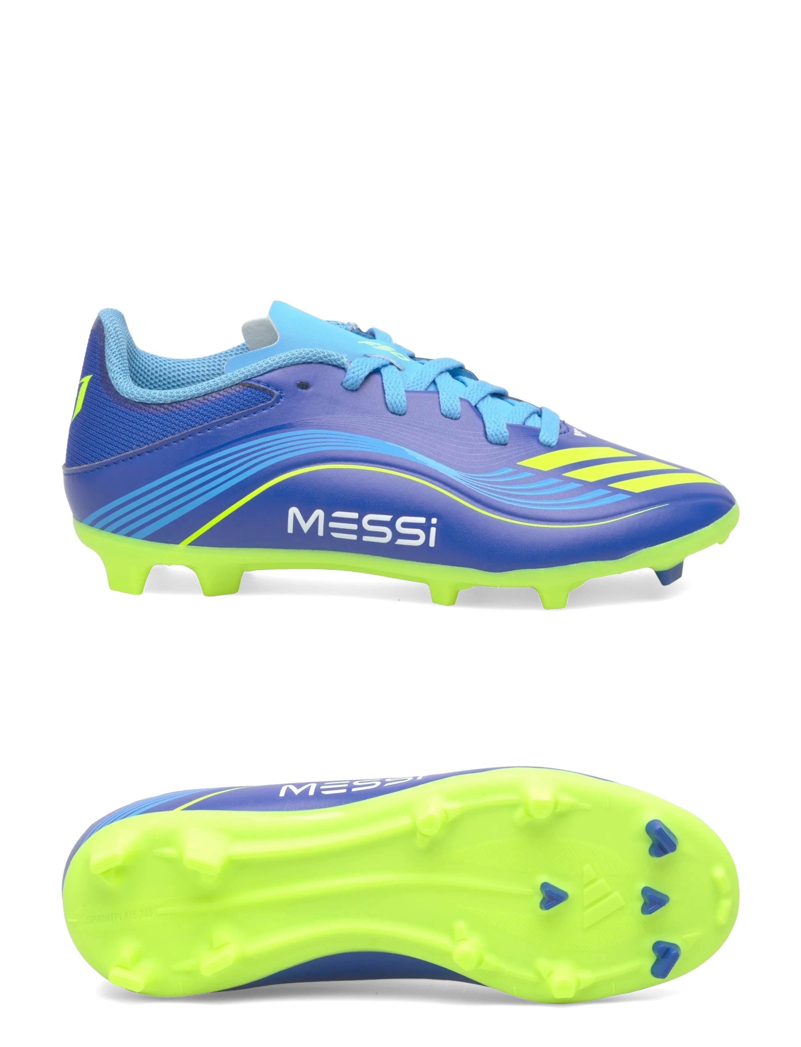 adidas Performance F50 MESSI LEAGUE FG/MG J - Schuhe - ROYBLU/SYELLO/SEBLBU / blue