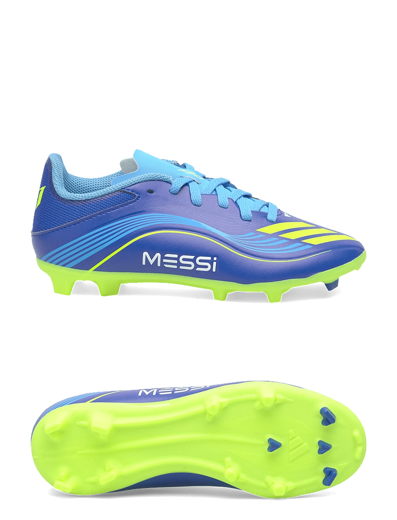 adidas Performance - F50 MESSI LEAGUE FG/MG J - fotbollsskor - royblu/syello/seblbu - 0