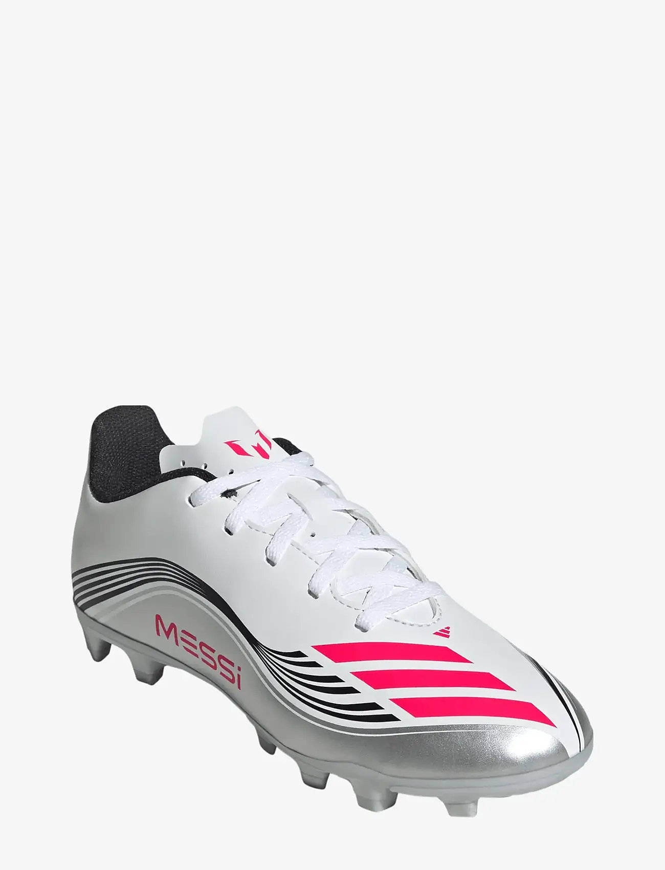 adidas Performance - F50 MESSI CLUB FG/MG J - fodboldstøvler - ftwwht/lucred/silvmt - 0