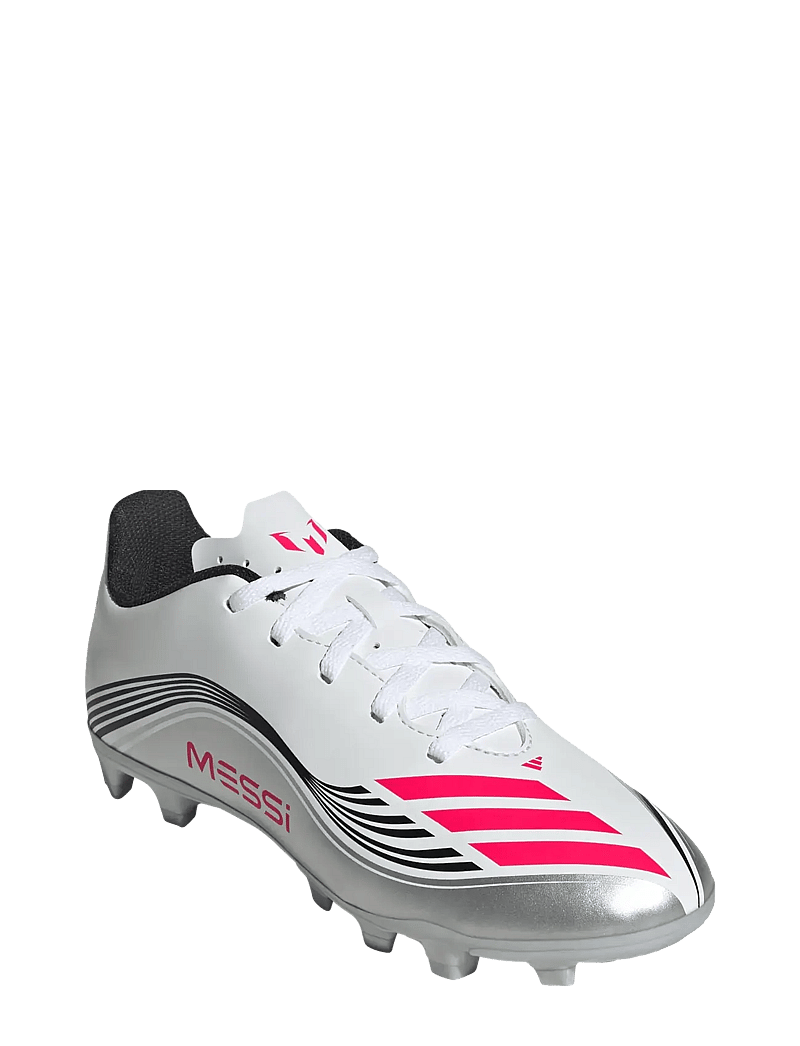 adidas Performance - F50 MESSI CLUB FG/MG J - fodboldstøvler - ftwwht/lucred/silvmt - 0