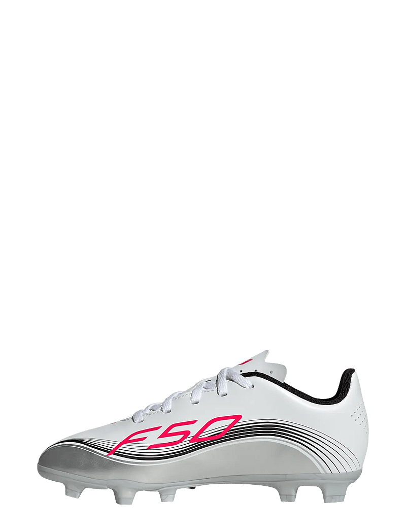 adidas Performance - F50 MESSI CLUB FG/MG J - fodboldstøvler - ftwwht/lucred/silvmt - 2