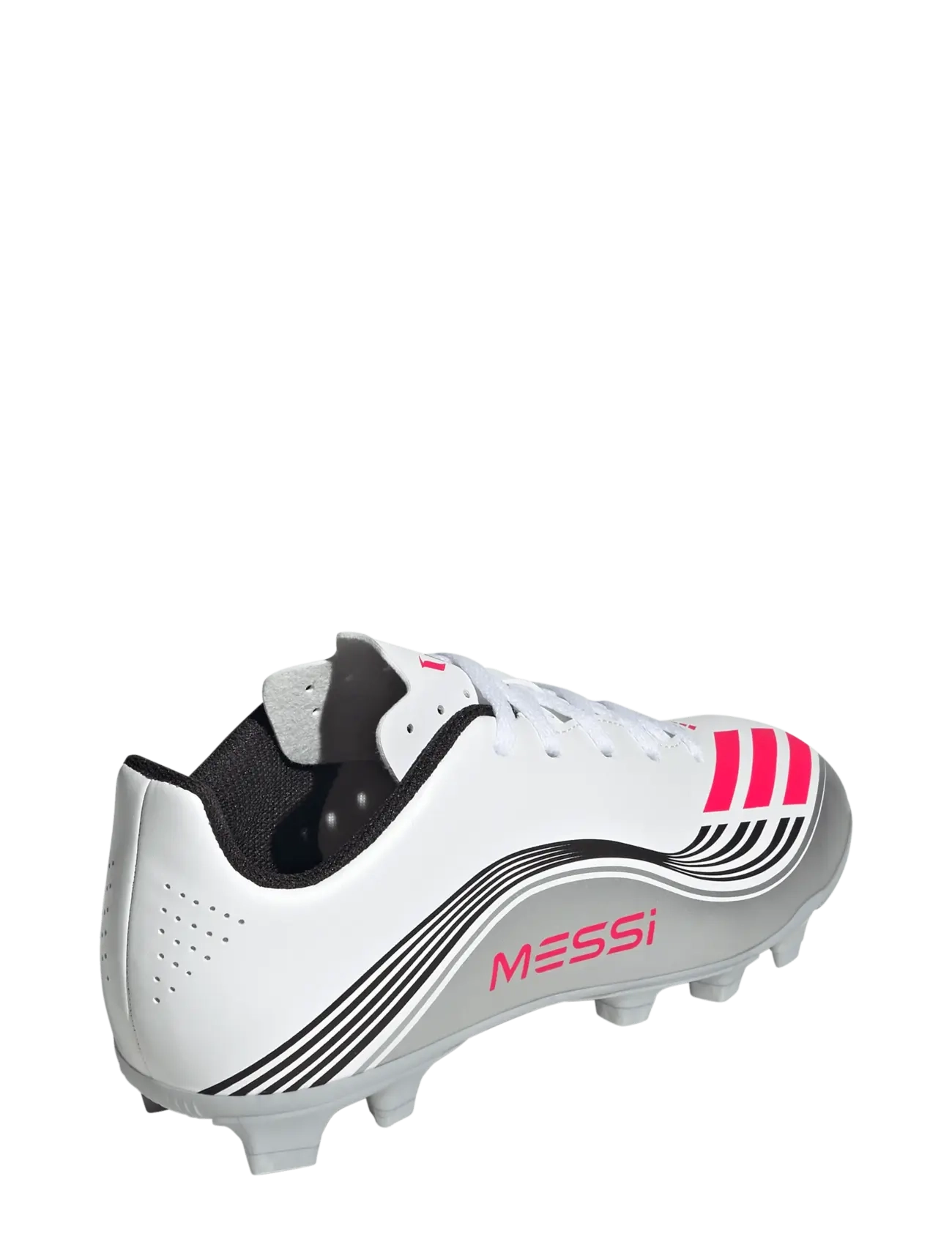 adidas Performance - F50 MESSI CLUB FG/MG J - fodboldstøvler - ftwwht/lucred/silvmt - 3